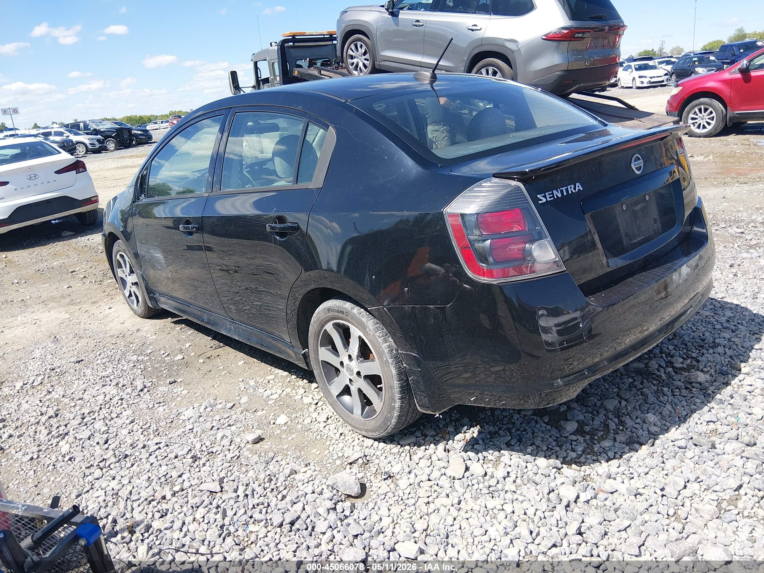 2011 Nissan Sentra 2.0sr Black vin: 3N1AB6AP9BL714537