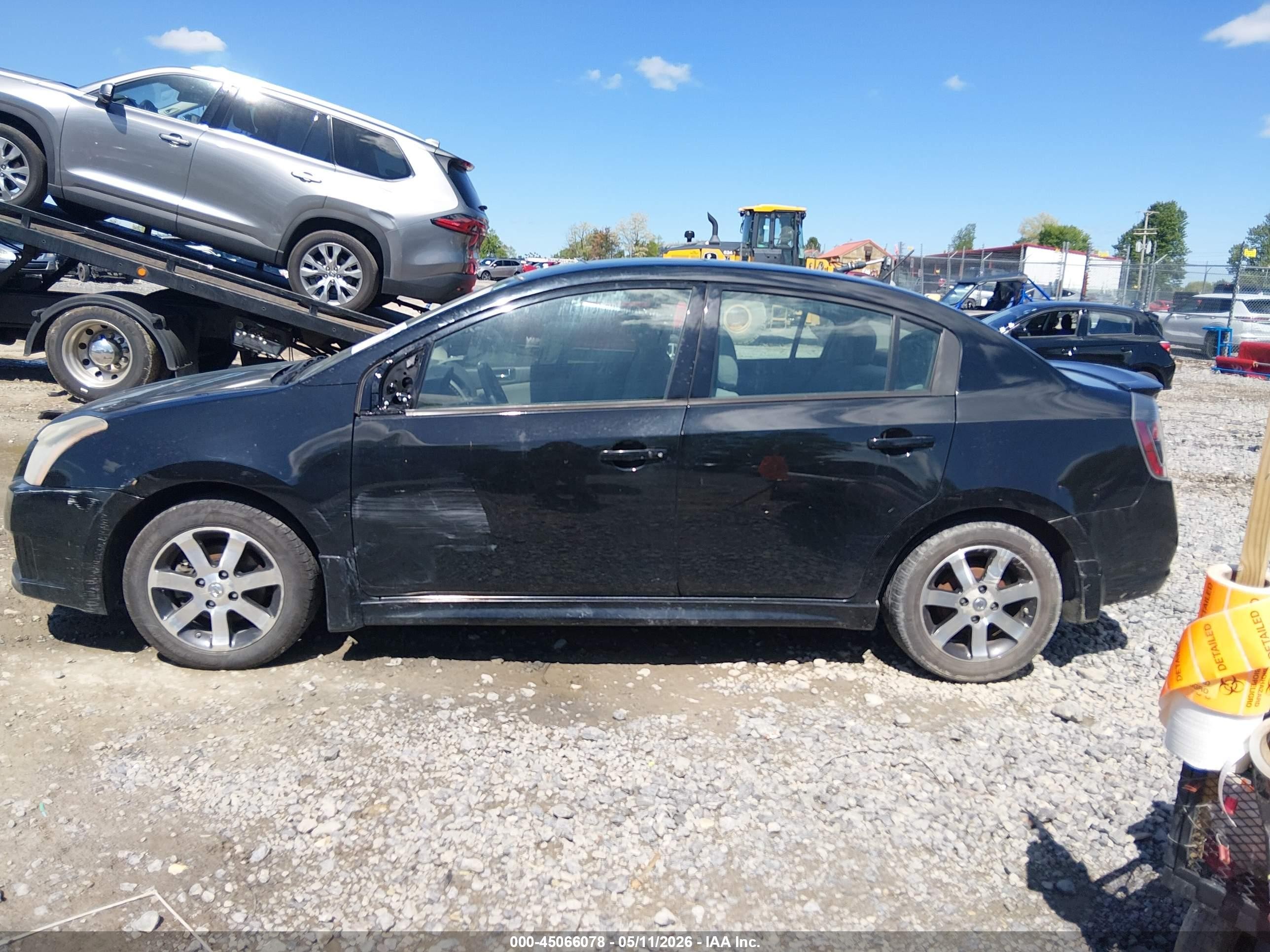 2011 Nissan Sentra 2.0sr Black vin: 3N1AB6AP9BL714537