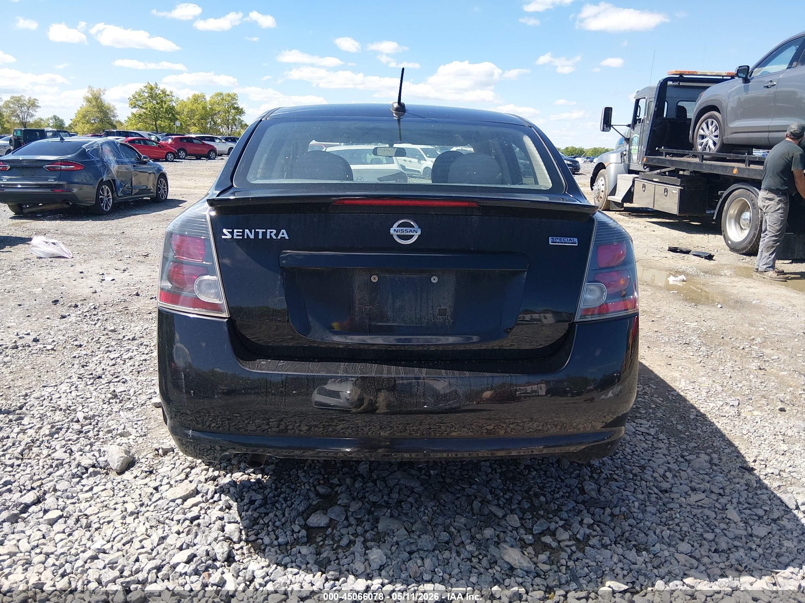 2011 Nissan Sentra 2.0sr Black vin: 3N1AB6AP9BL714537
