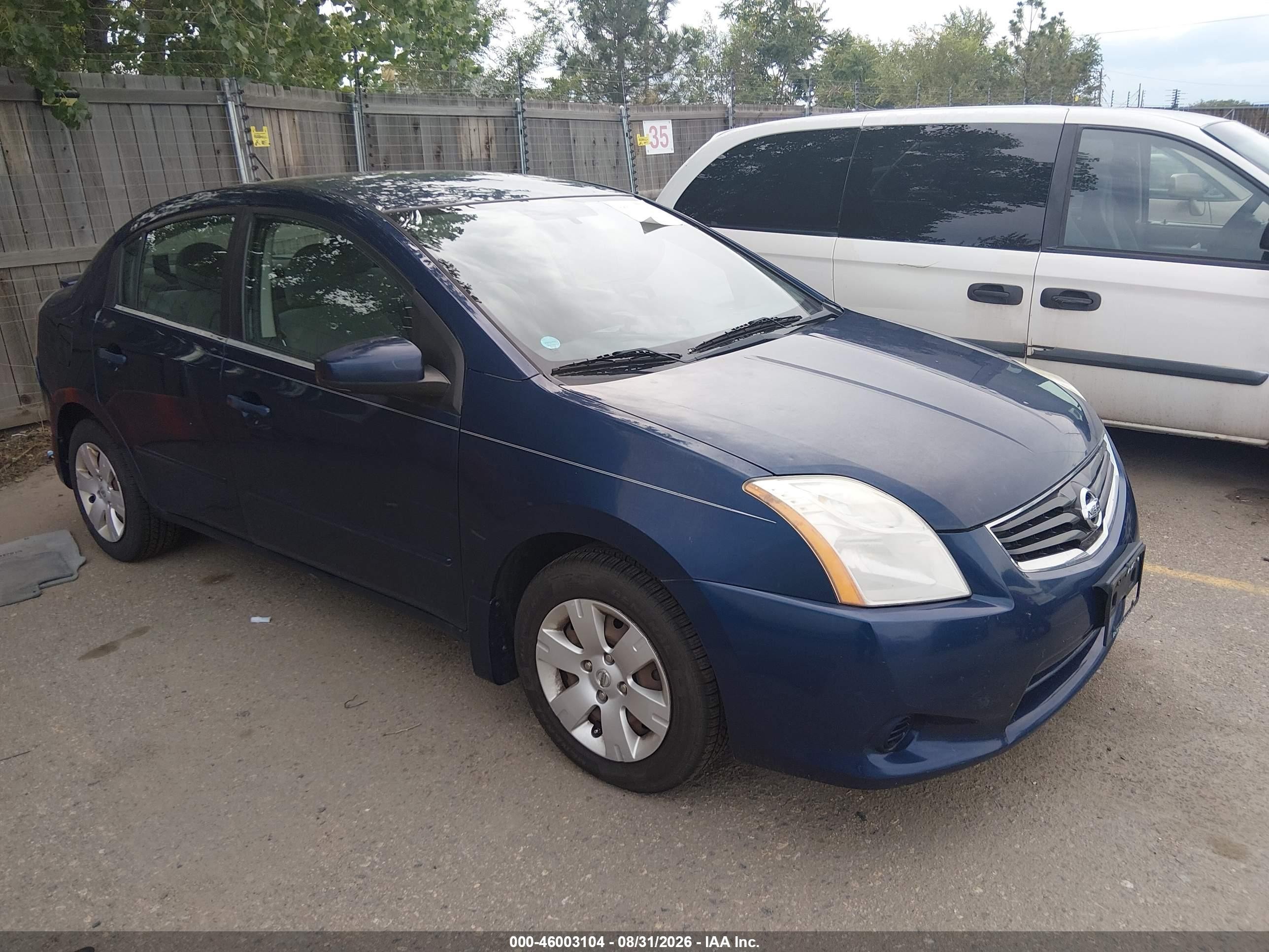 2011 Nissan Sentra 2.0 Blue vin: 3N1AB6AP9BL722881