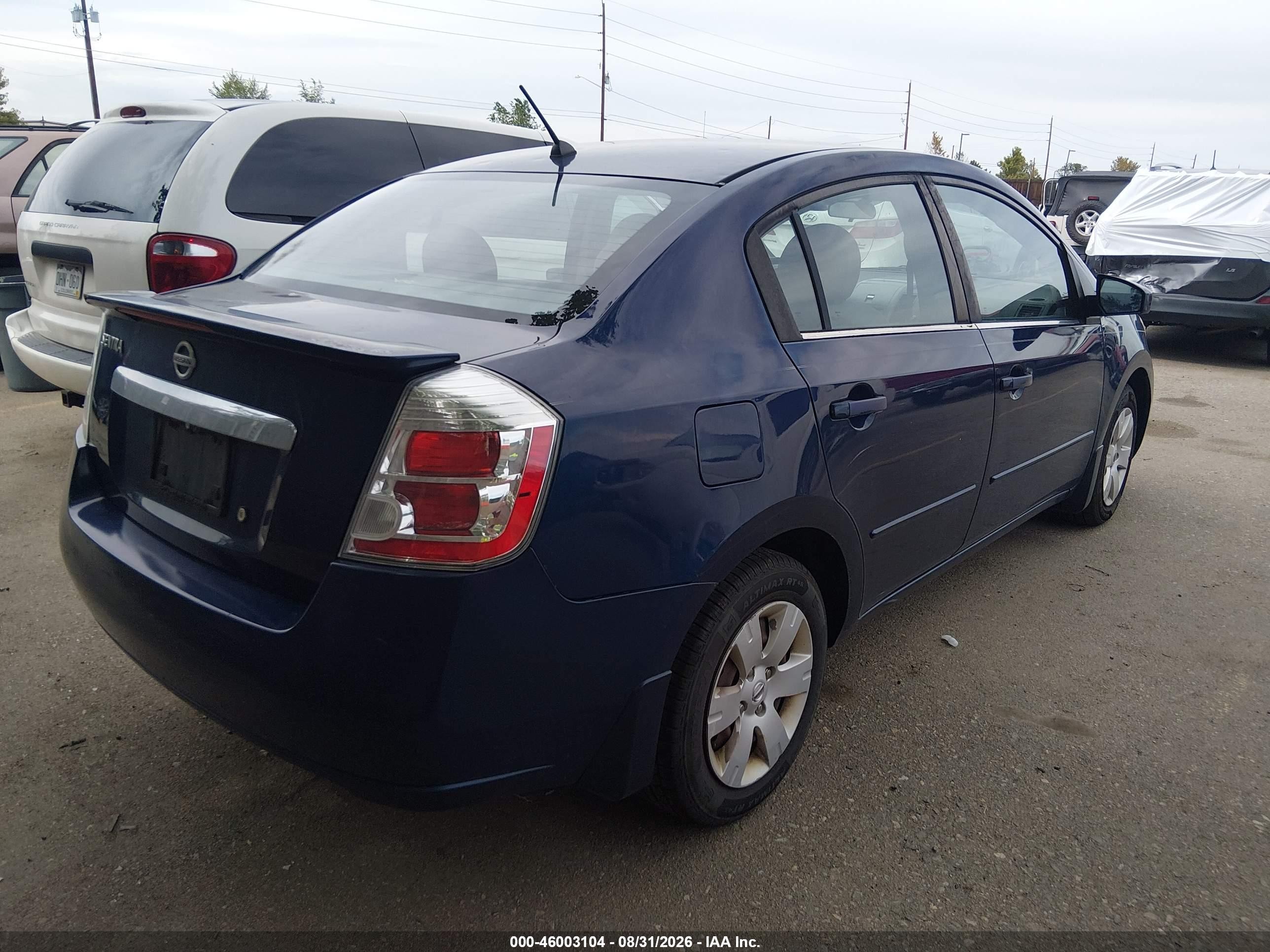 2011 Nissan Sentra 2.0 Blue vin: 3N1AB6AP9BL722881