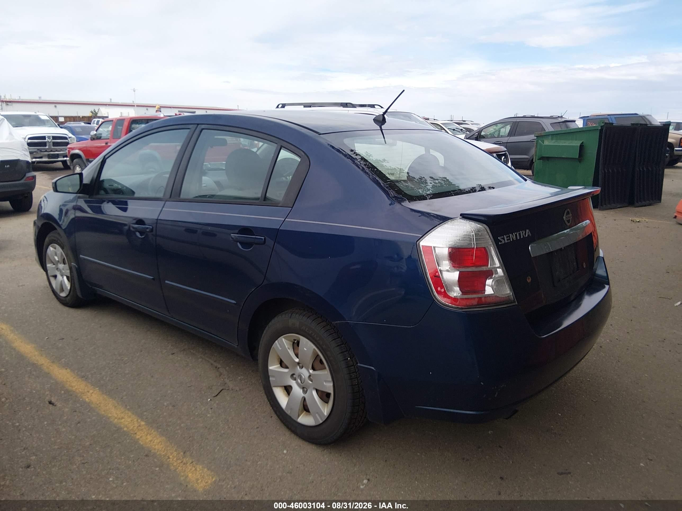 2011 Nissan Sentra 2.0 Blue vin: 3N1AB6AP9BL722881