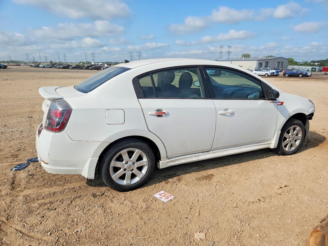 2011 Nissan Sentra 2.0 White vin: 3N1AB6AP9BL726039