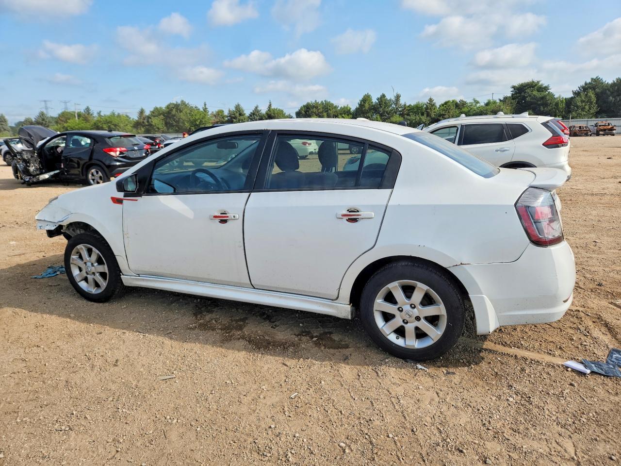 2011 Nissan Sentra 2.0 White vin: 3N1AB6AP9BL726039