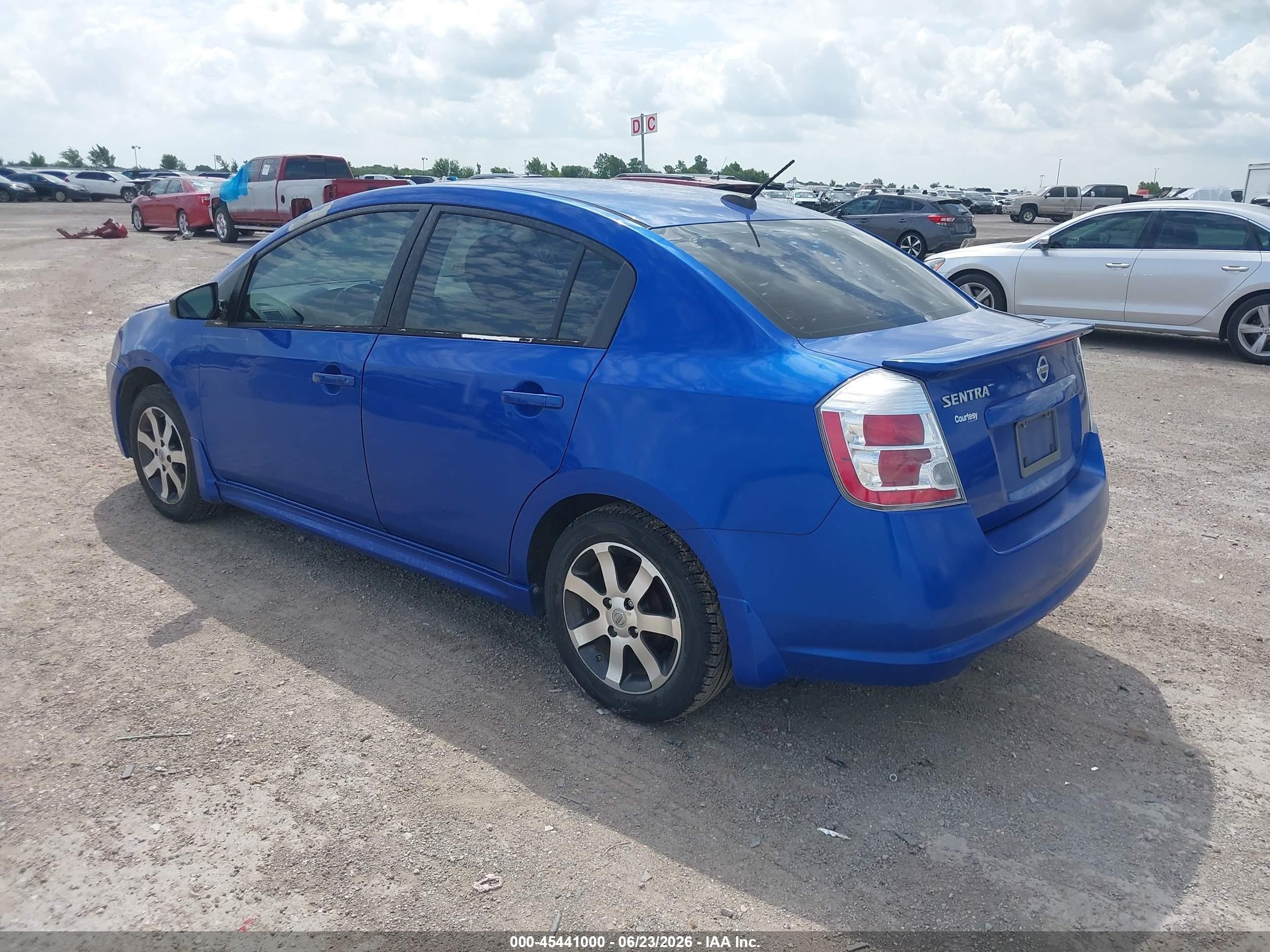 2011 Nissan Sentra 2.0sr Blue vin: 3N1AB6AP9BL730298