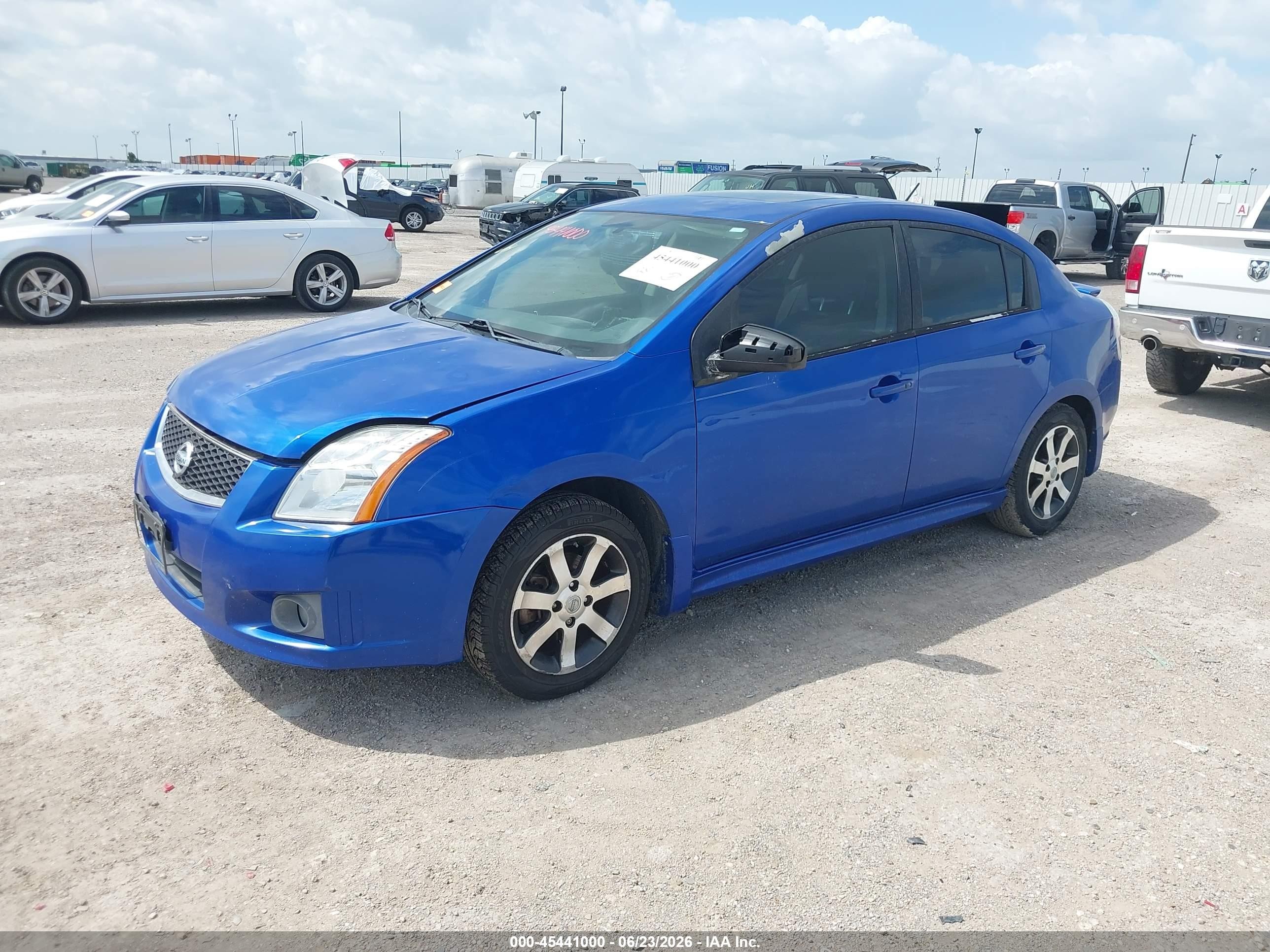 2011 Nissan Sentra 2.0sr Blue vin: 3N1AB6AP9BL730298
