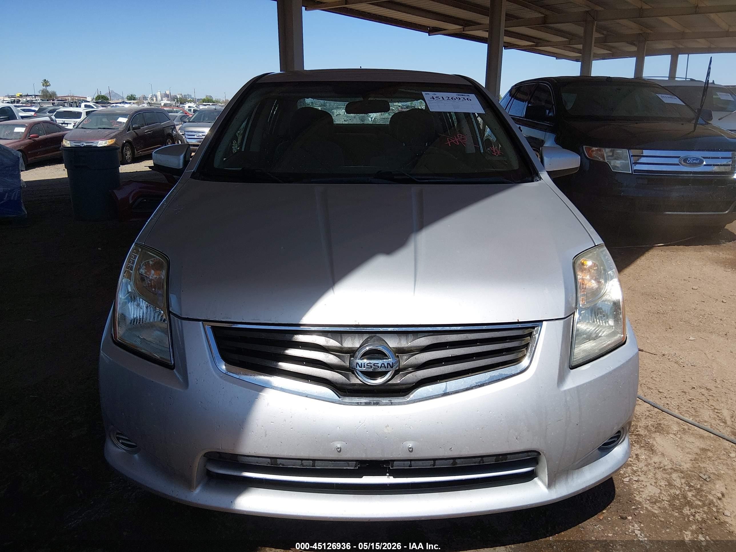 2011 Nissan Sentra 2.0s Серый vin: 3N1AB6AP9BL730317