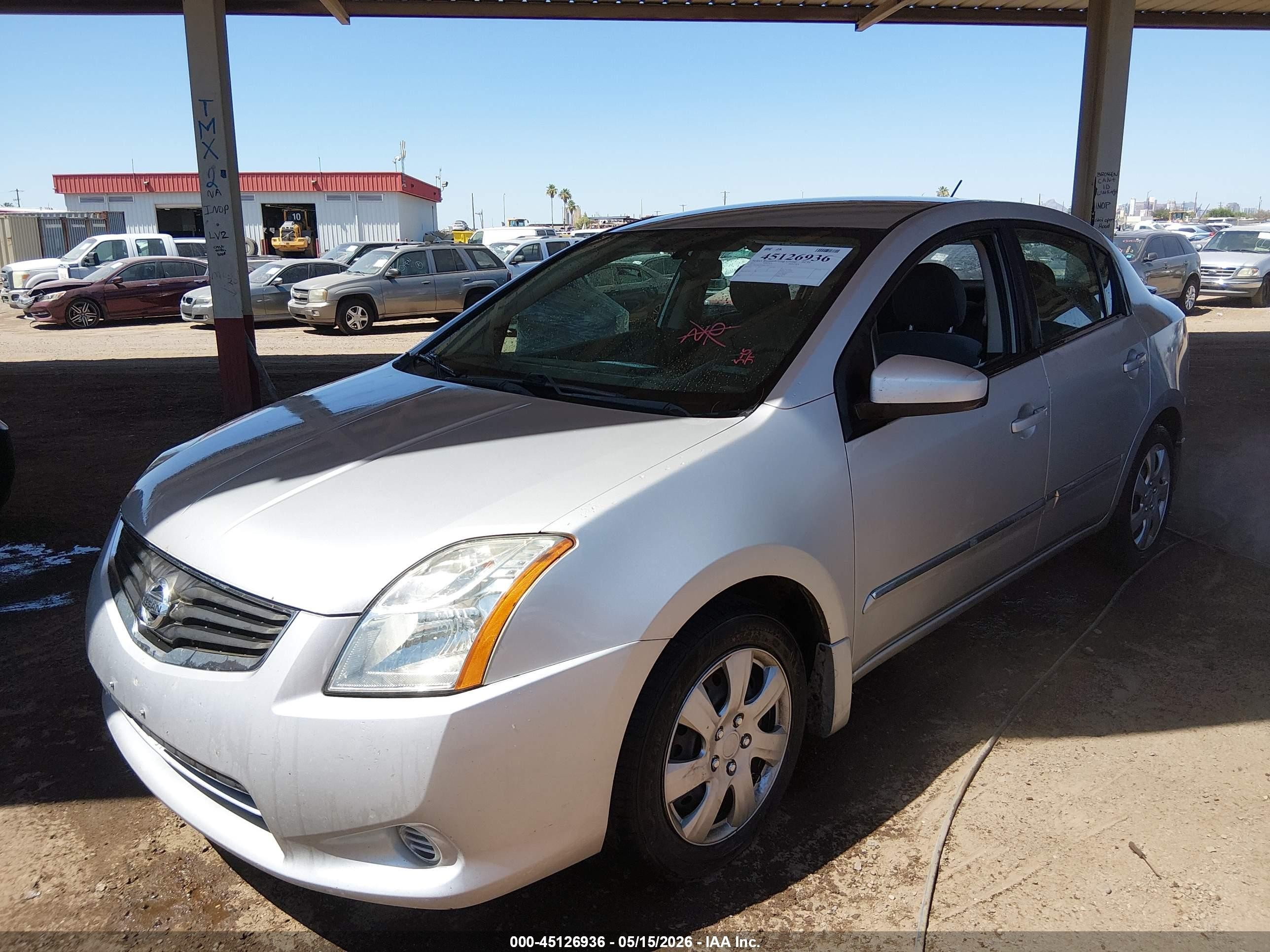 2011 Nissan Sentra 2.0s Серый vin: 3N1AB6AP9BL730317