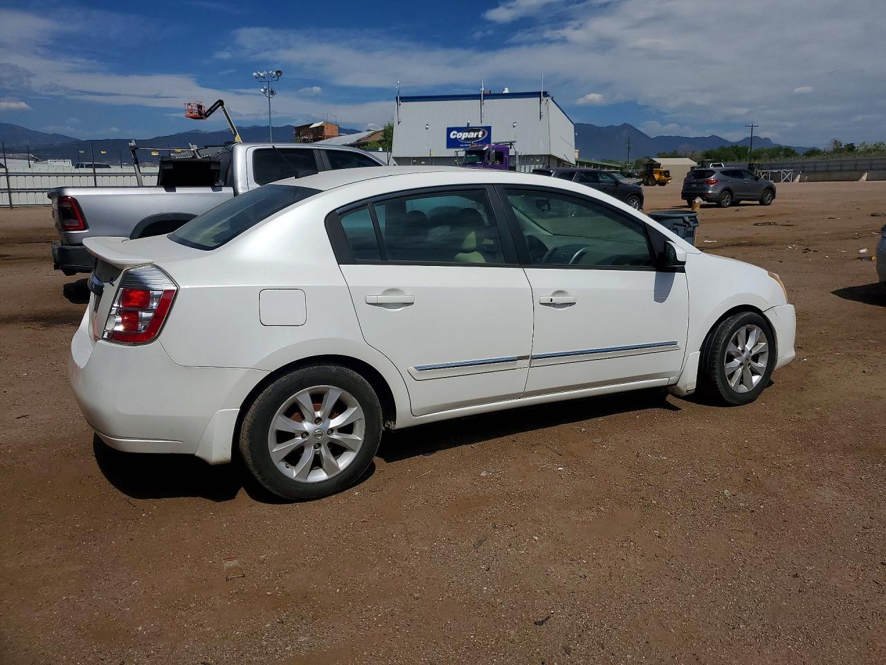 2012 Nissan Sentra 2.0 White vin: 3N1AB6AP9CL615590