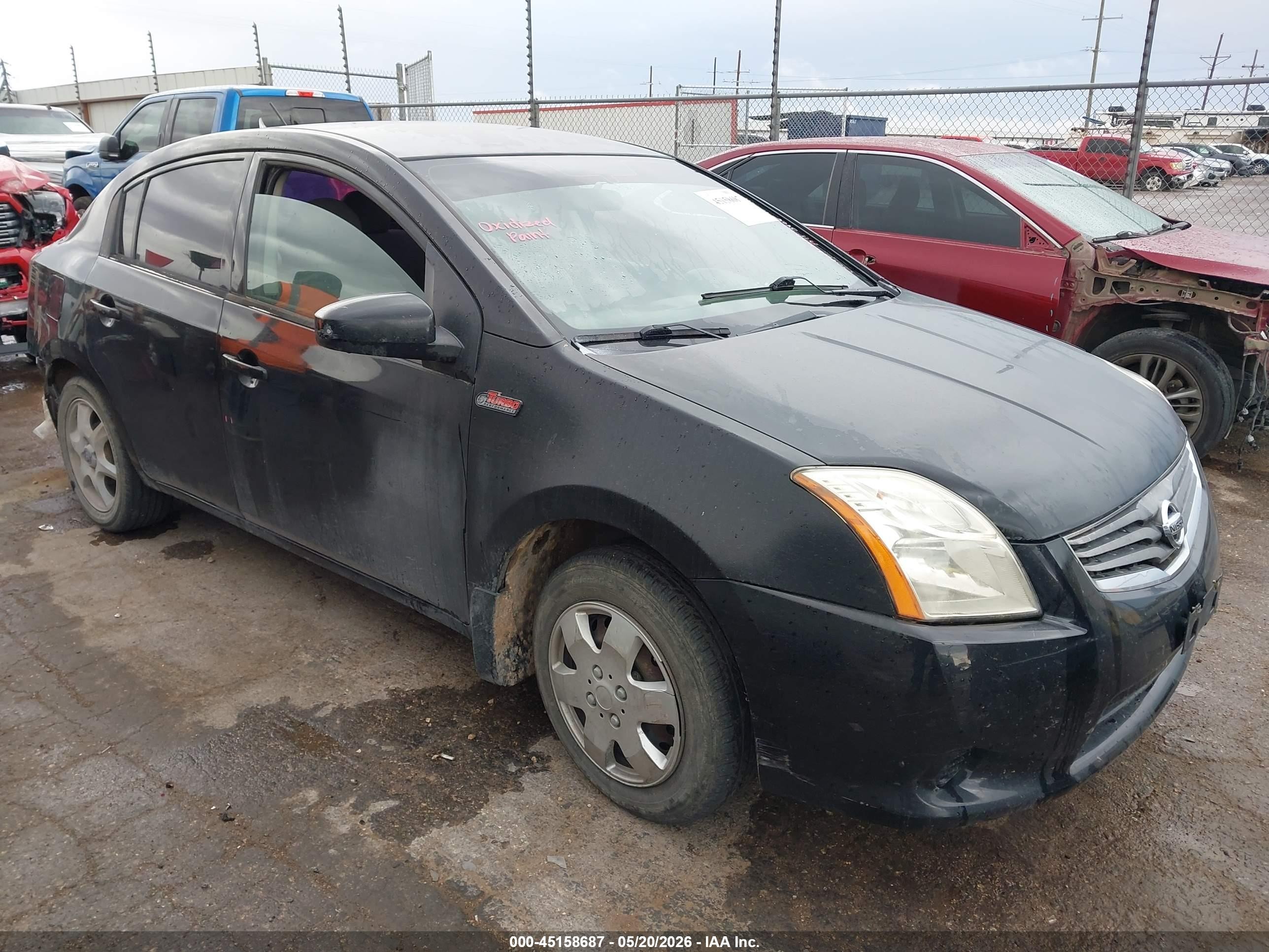 2012 Nissan Sentra 2.0 Черный vin: 3N1AB6AP9CL619753