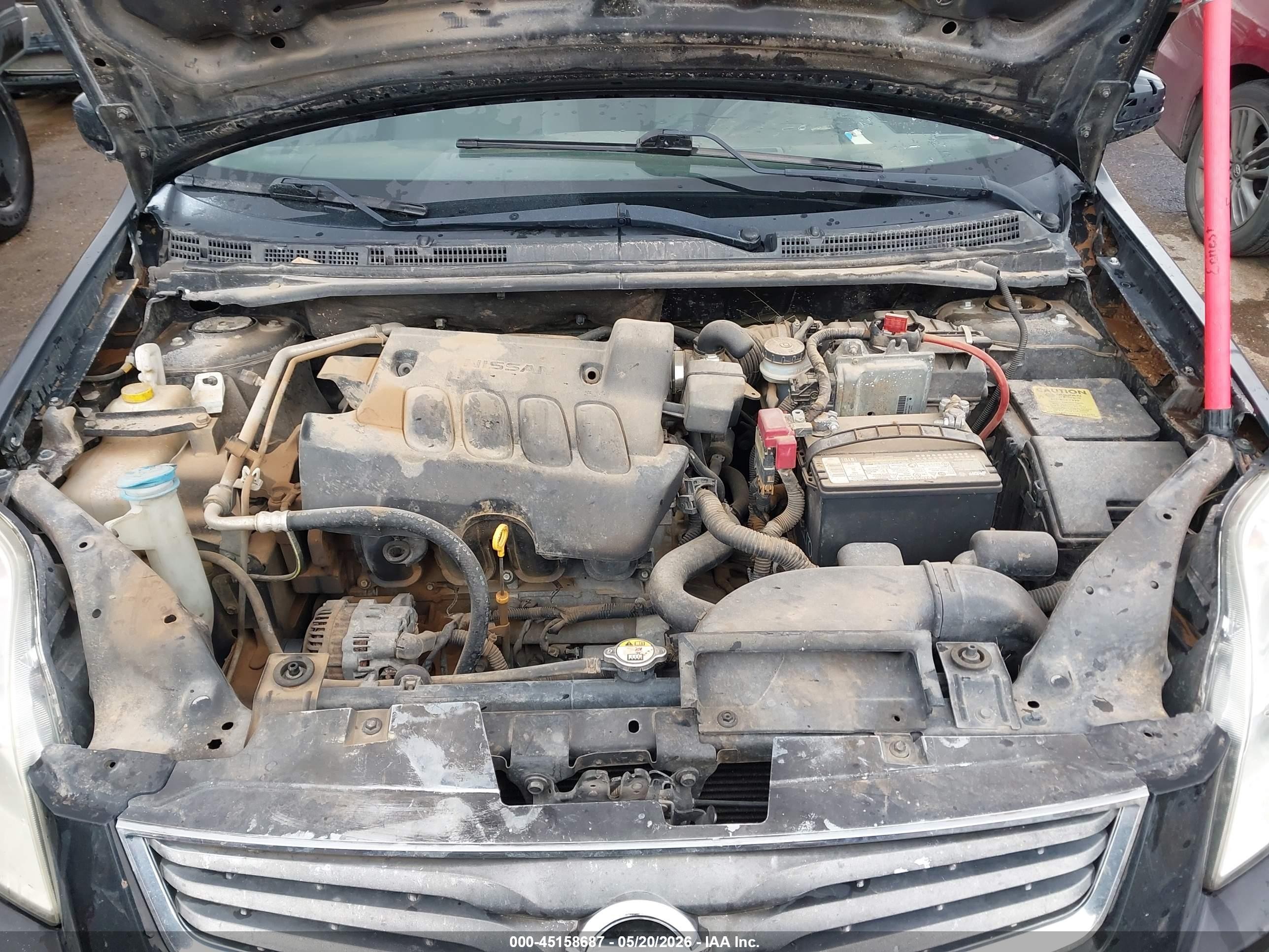 2012 Nissan Sentra 2.0 Black vin: 3N1AB6AP9CL619753