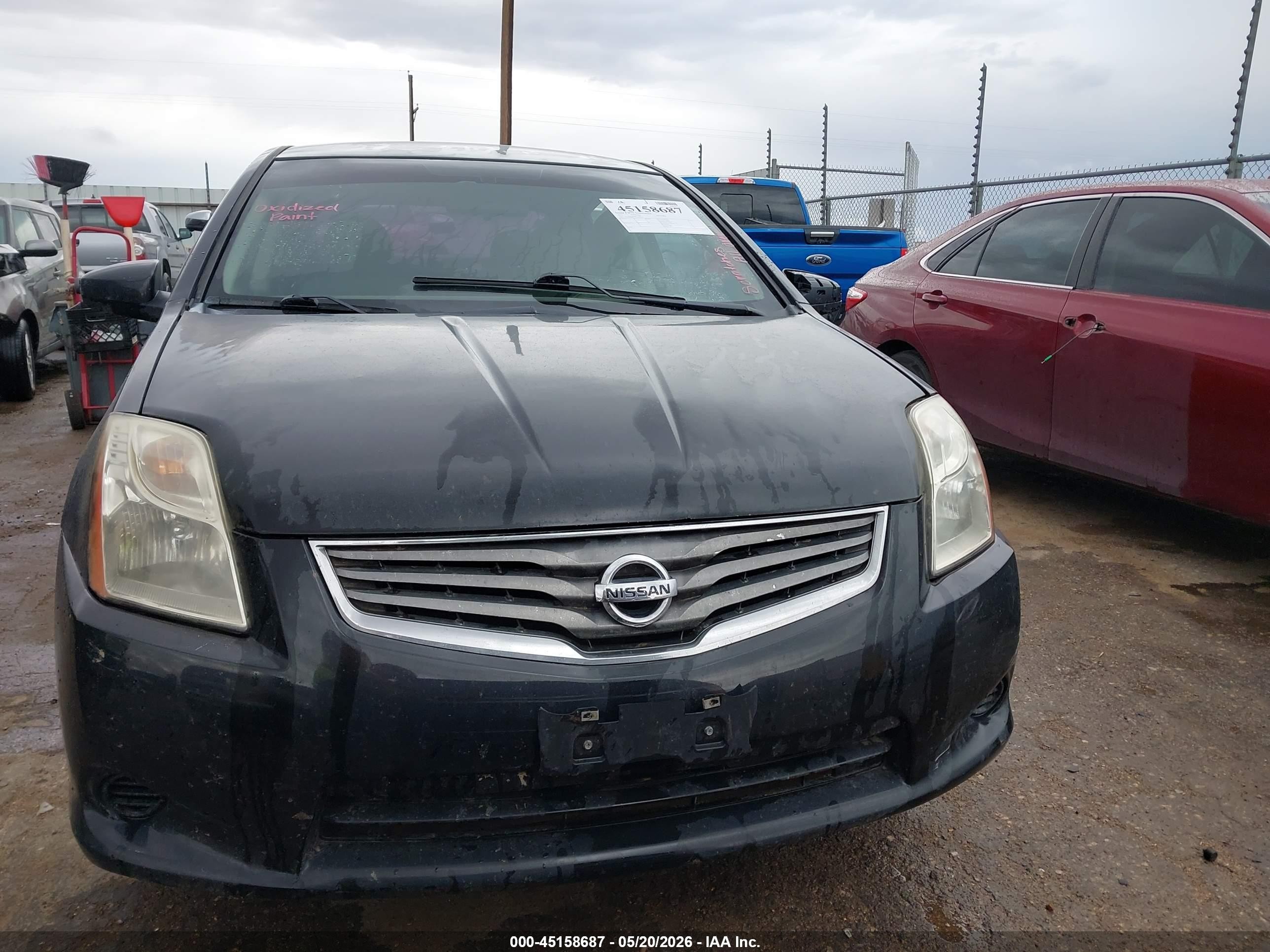 2012 Nissan Sentra 2.0 Black vin: 3N1AB6AP9CL619753