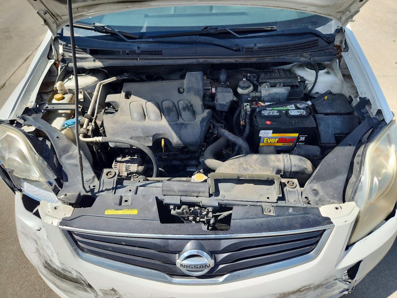 2012 Nissan Sentra 2.0 White vin: 3N1AB6AP9CL625536