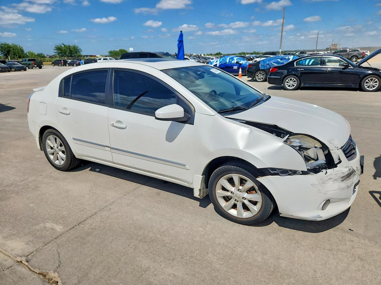 2012 Nissan Sentra 2.0 White vin: 3N1AB6AP9CL625536