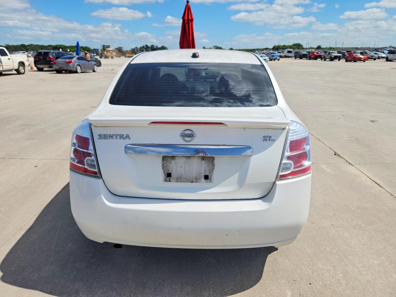 2012 Nissan Sentra 2.0 White vin: 3N1AB6AP9CL625536