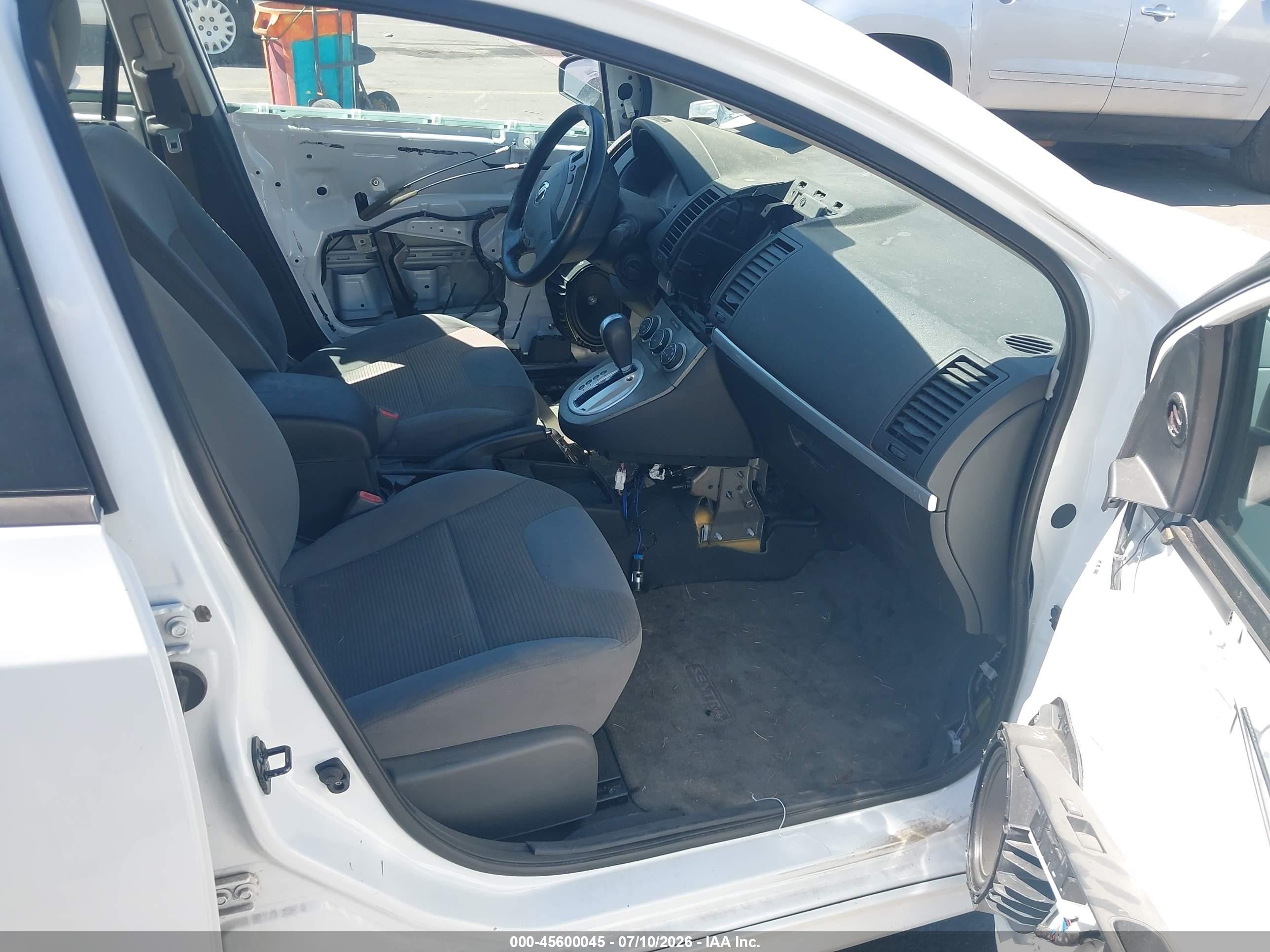 2012 Nissan Sentra 2.0 Sr White vin: 3N1AB6AP9CL630946