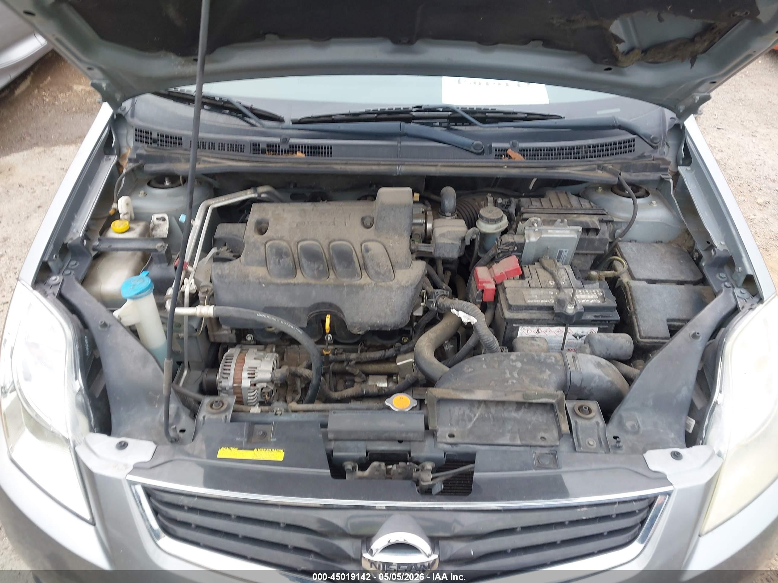 2012 Nissan Sentra 2.0 S Серый vin: 3N1AB6AP9CL636892