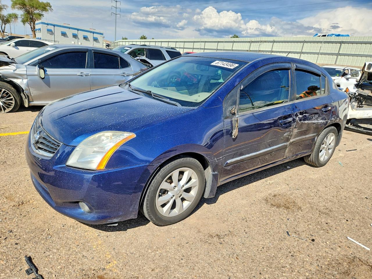 2012 Nissan Sentra 2.0 Blue vin: 3N1AB6AP9CL644314