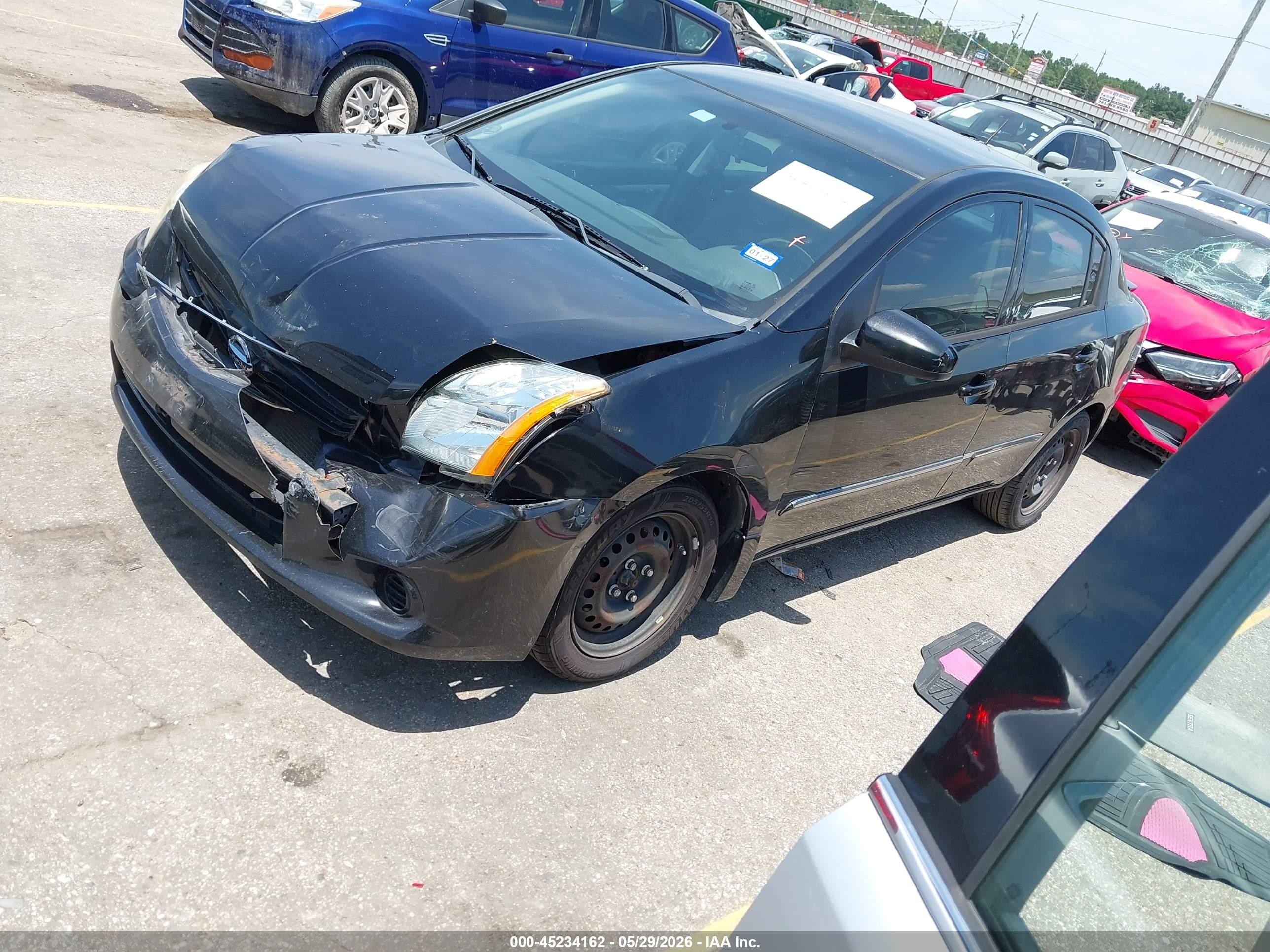 2012 Nissan Sentra 2.0 S Black vin: 3N1AB6AP9CL649805