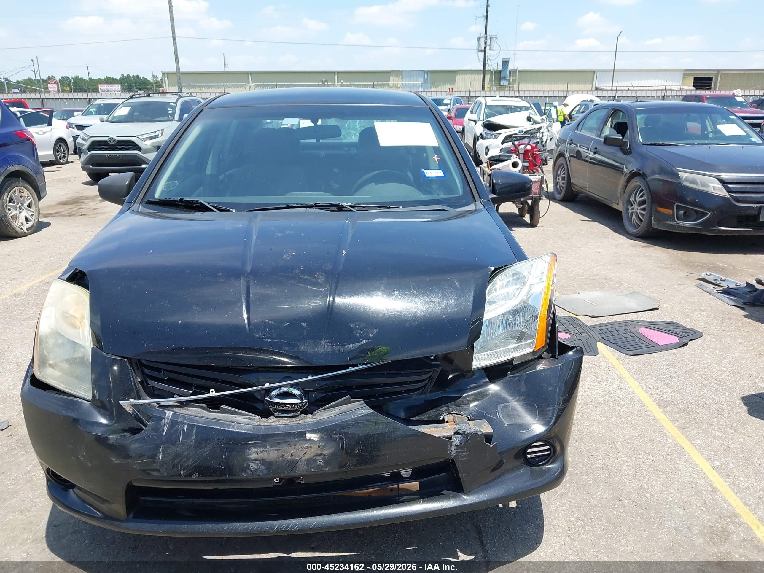 2012 Nissan Sentra 2.0 S Black vin: 3N1AB6AP9CL649805
