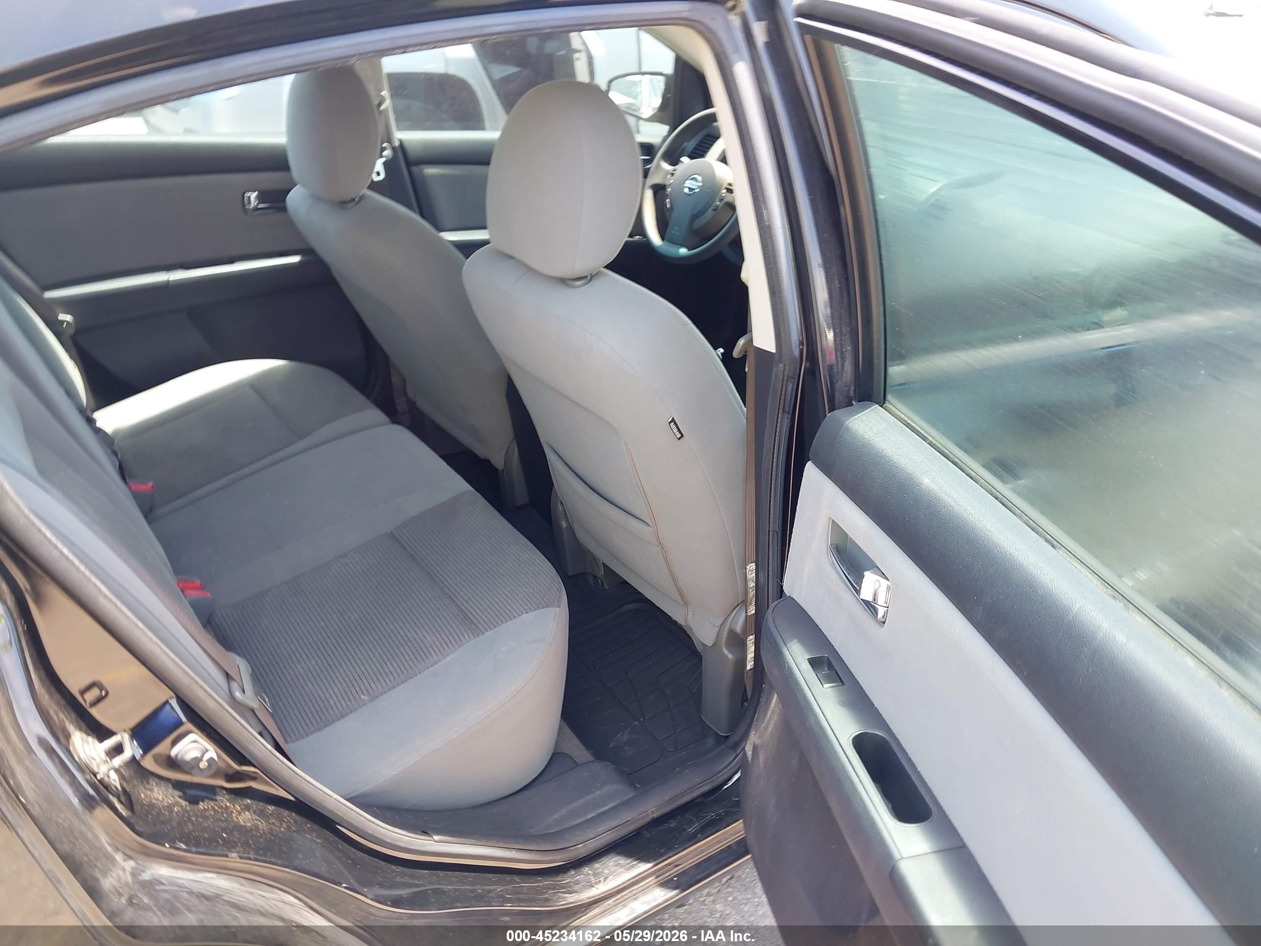 2012 Nissan Sentra 2.0 S Black vin: 3N1AB6AP9CL649805