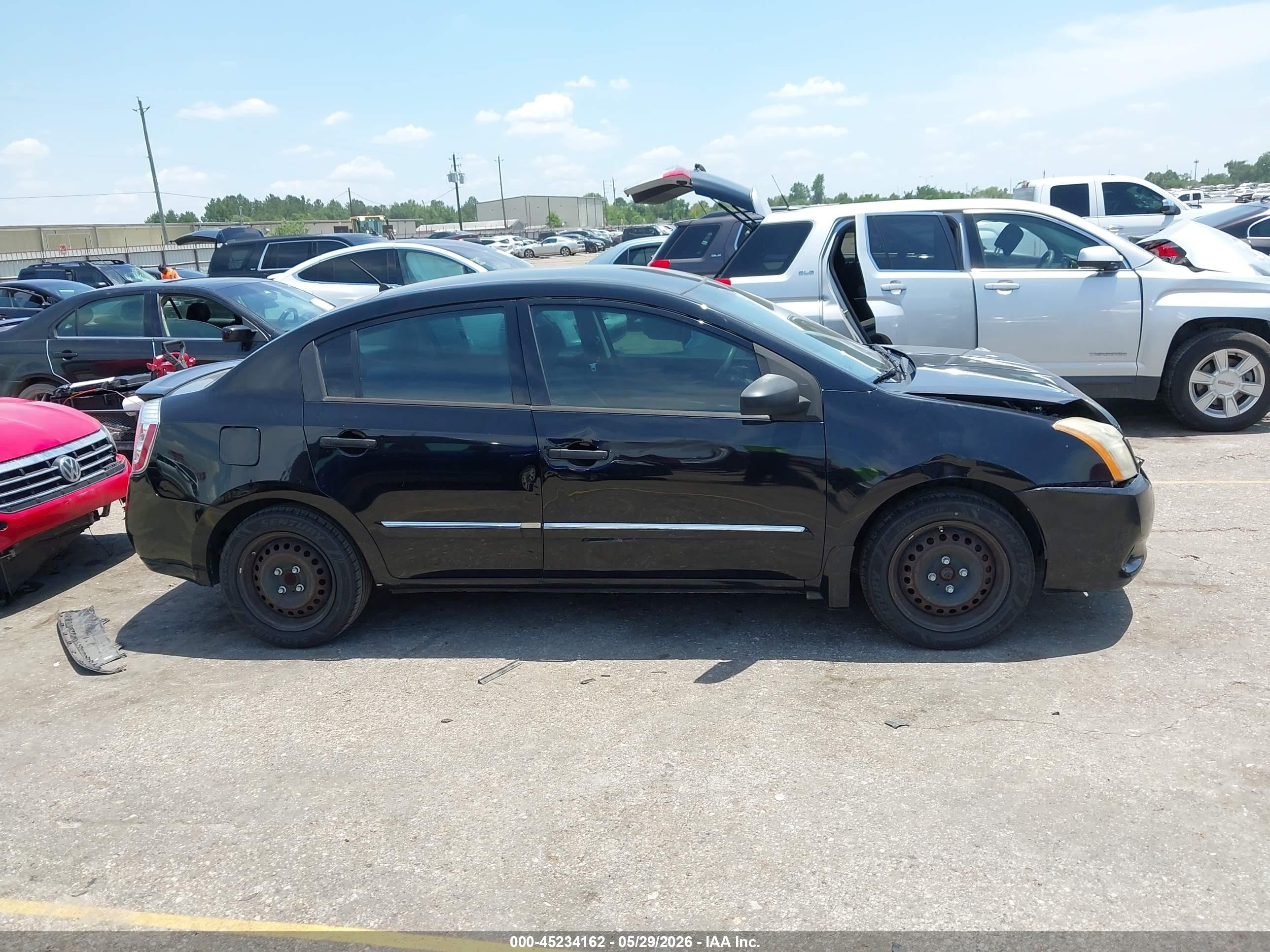 2012 Nissan Sentra 2.0 S Black vin: 3N1AB6AP9CL649805