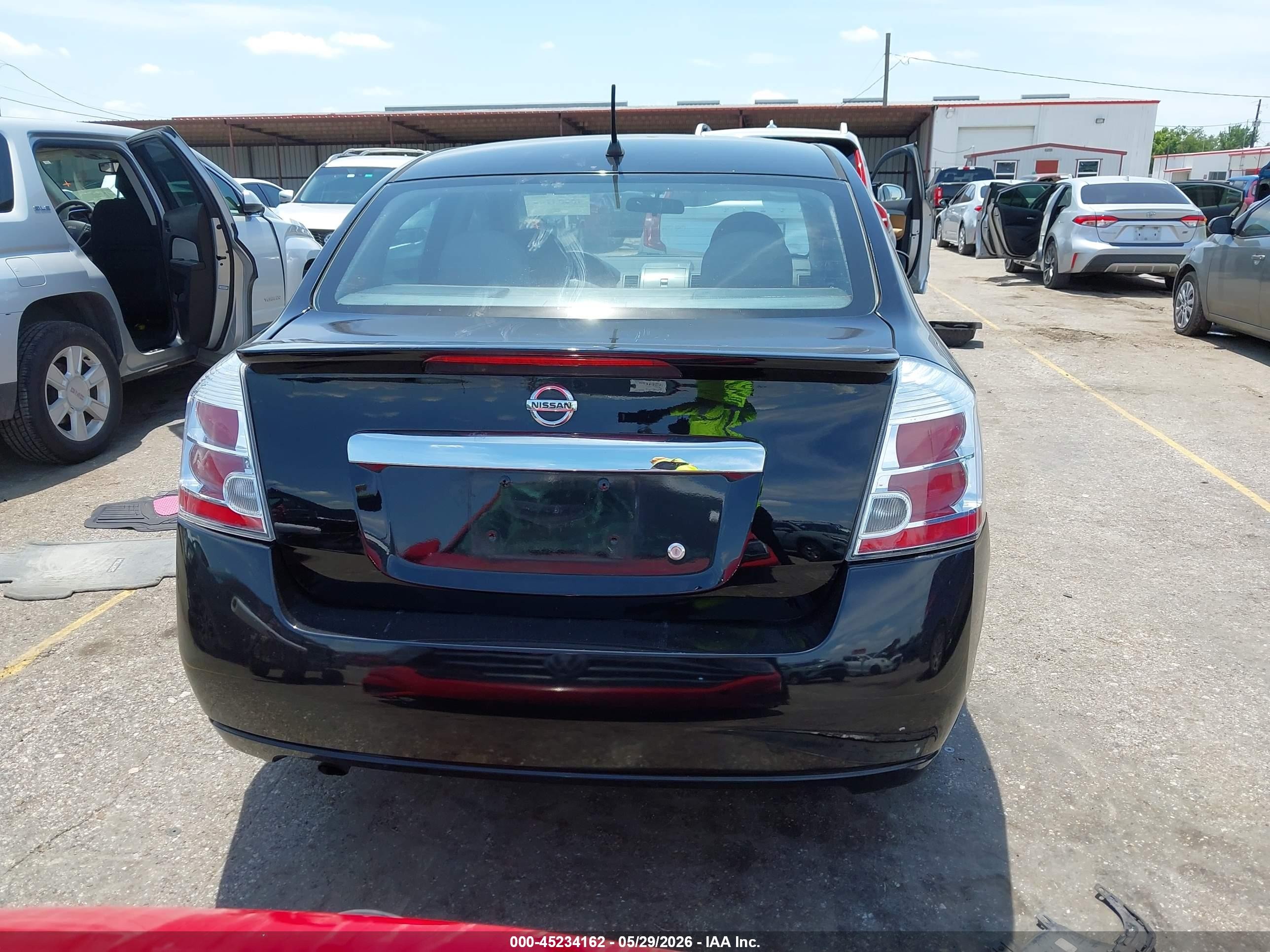 2012 Nissan Sentra 2.0 S Black vin: 3N1AB6AP9CL649805