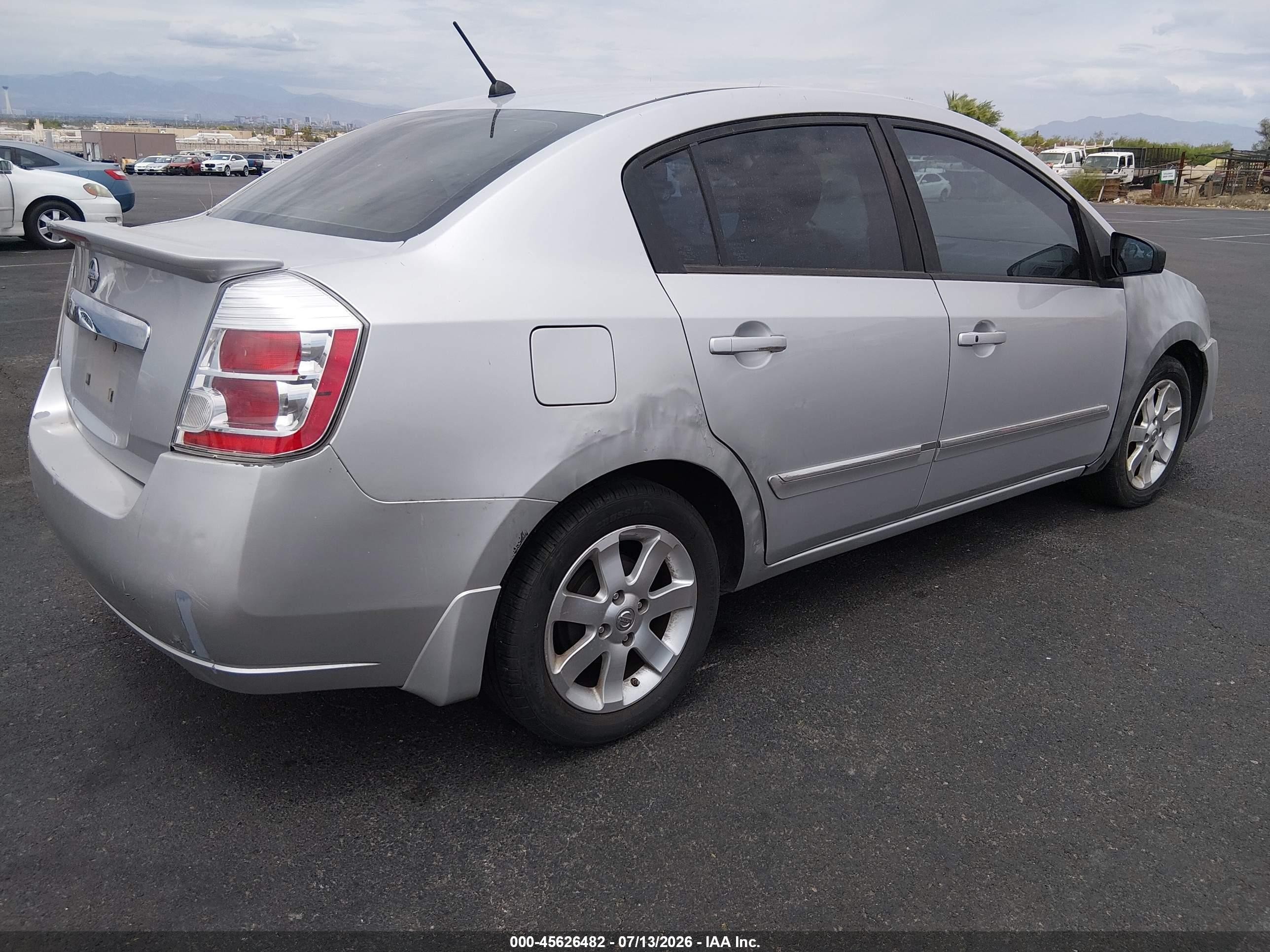 2012 Nissan Sentra 2.0 S Gray vin: 3N1AB6AP9CL660447