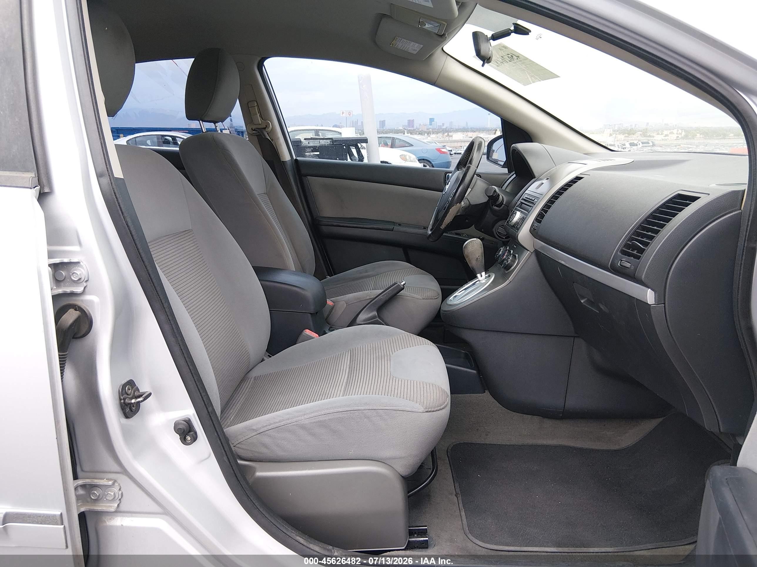 2012 Nissan Sentra 2.0 S Gray vin: 3N1AB6AP9CL660447