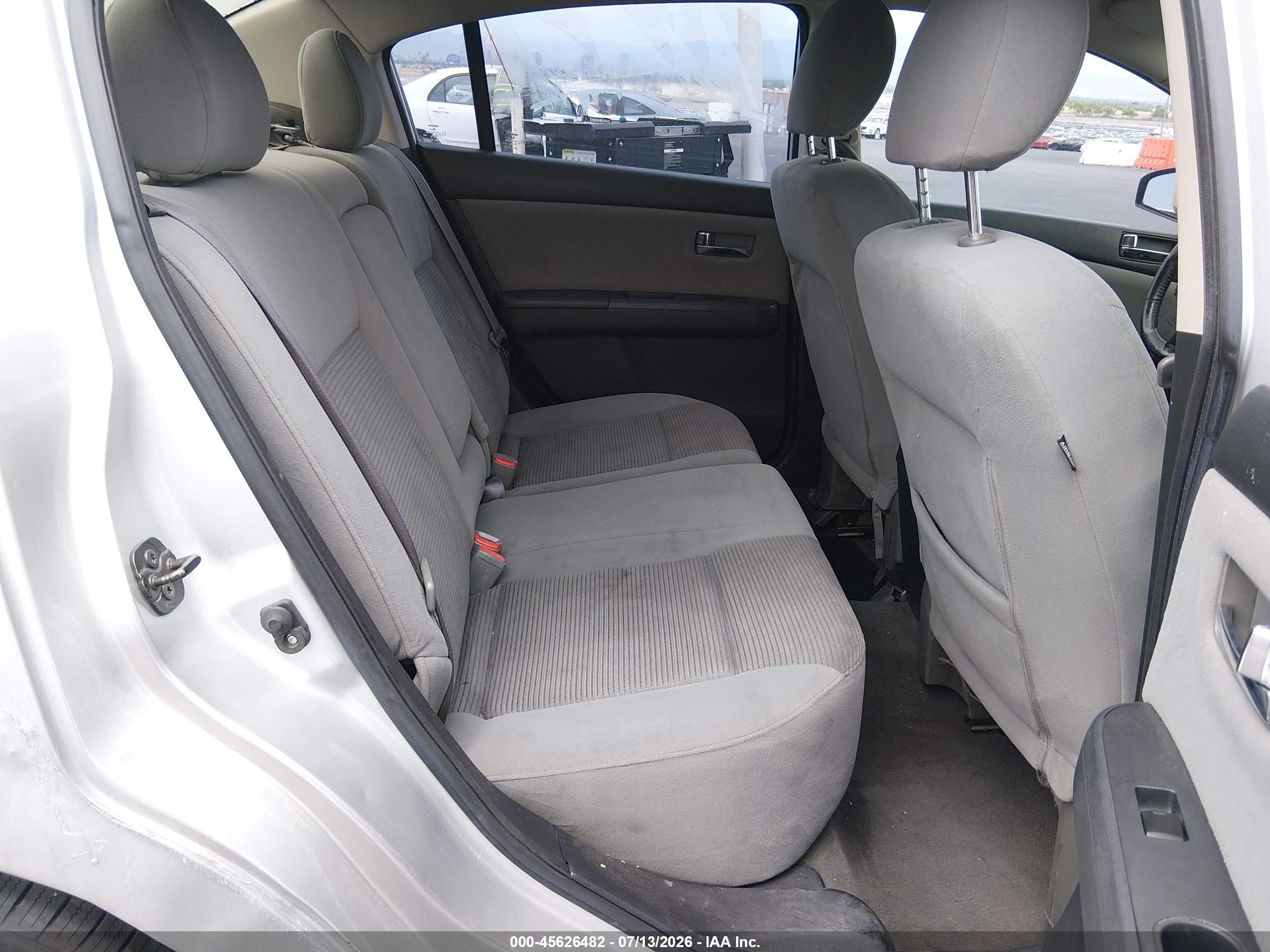 2012 Nissan Sentra 2.0 S Gray vin: 3N1AB6AP9CL660447