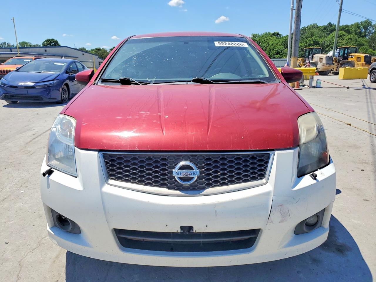 2012 Nissan Sentra Red vin: 3N1AB6AP9CL662215