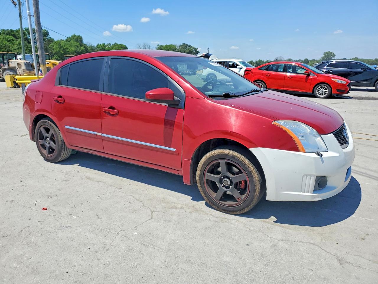2012 Nissan Sentra Red vin: 3N1AB6AP9CL662215