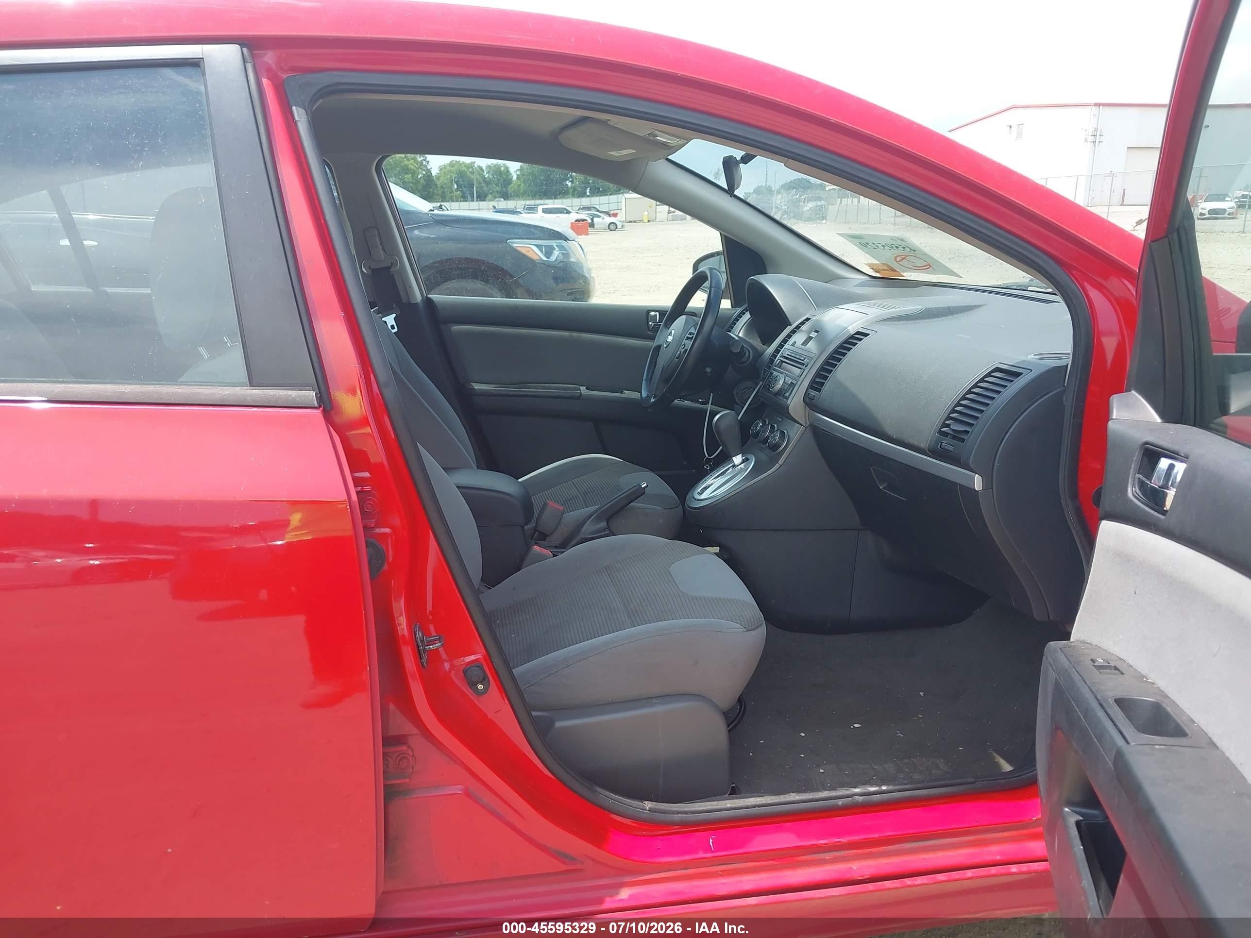2012 Nissan Sentra 2.0 Sr Red vin: 3N1AB6AP9CL695618