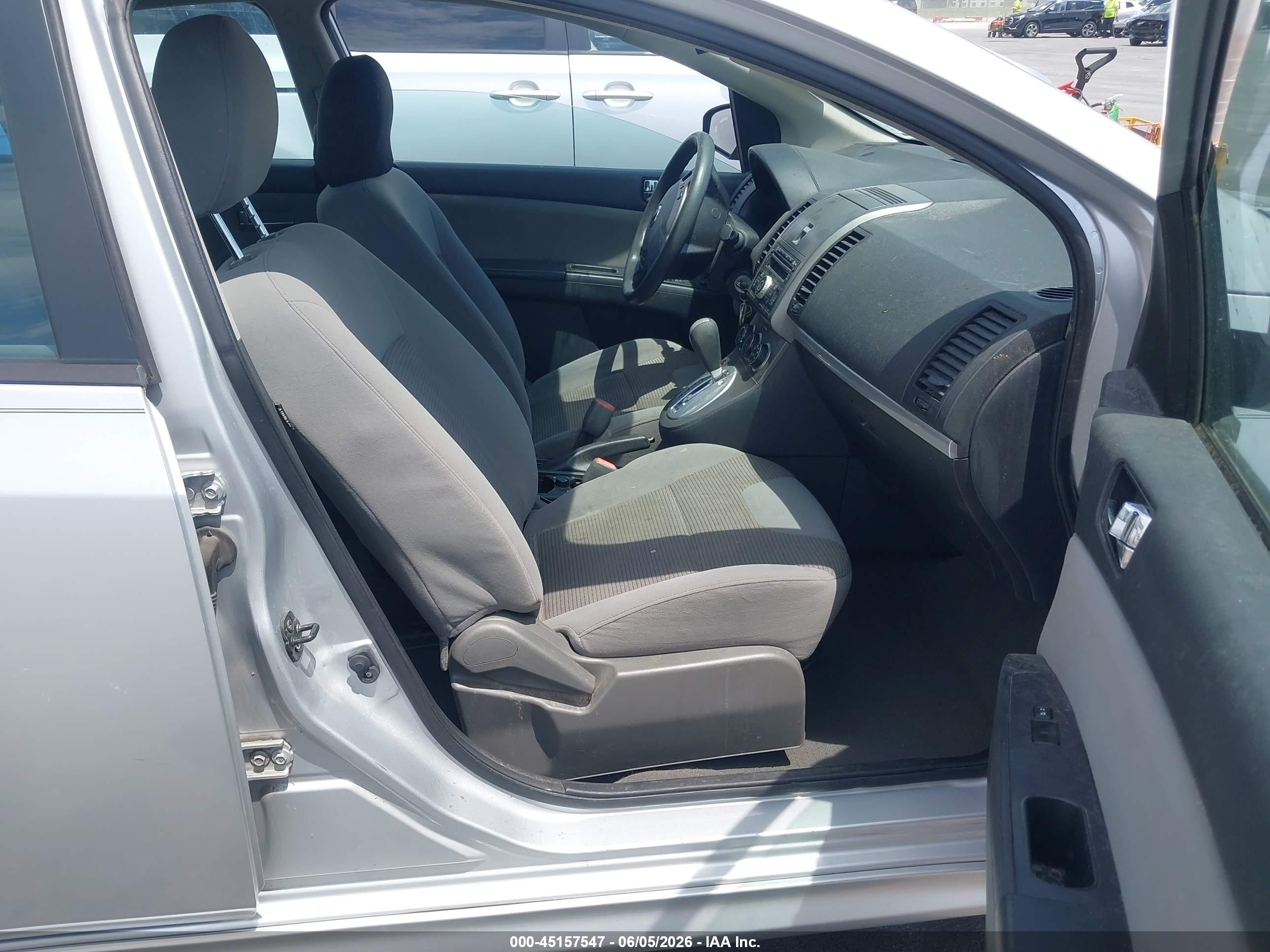 2012 Nissan Sentra 2.0 Sr Silver vin: 3N1AB6AP9CL720453