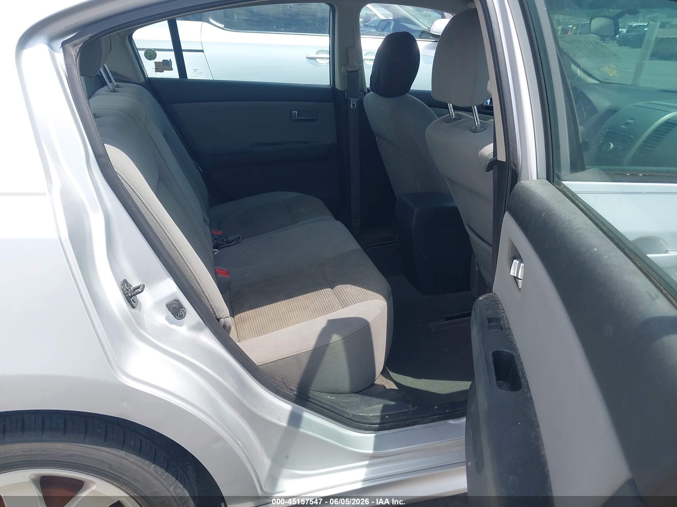 2012 Nissan Sentra 2.0 Sr Silver vin: 3N1AB6AP9CL720453
