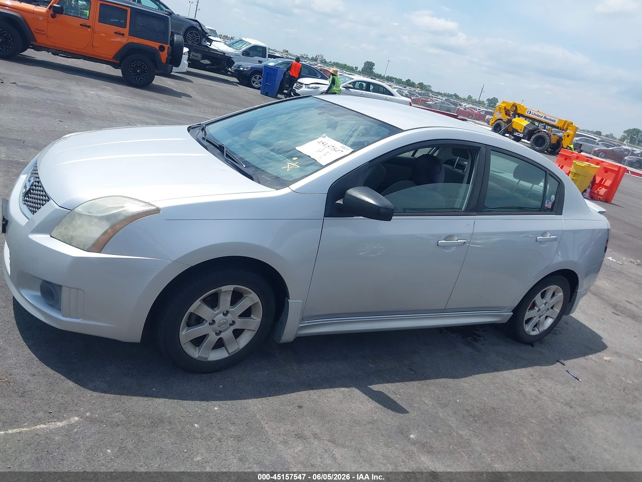 2012 Nissan Sentra 2.0 Sr Silver vin: 3N1AB6AP9CL720453