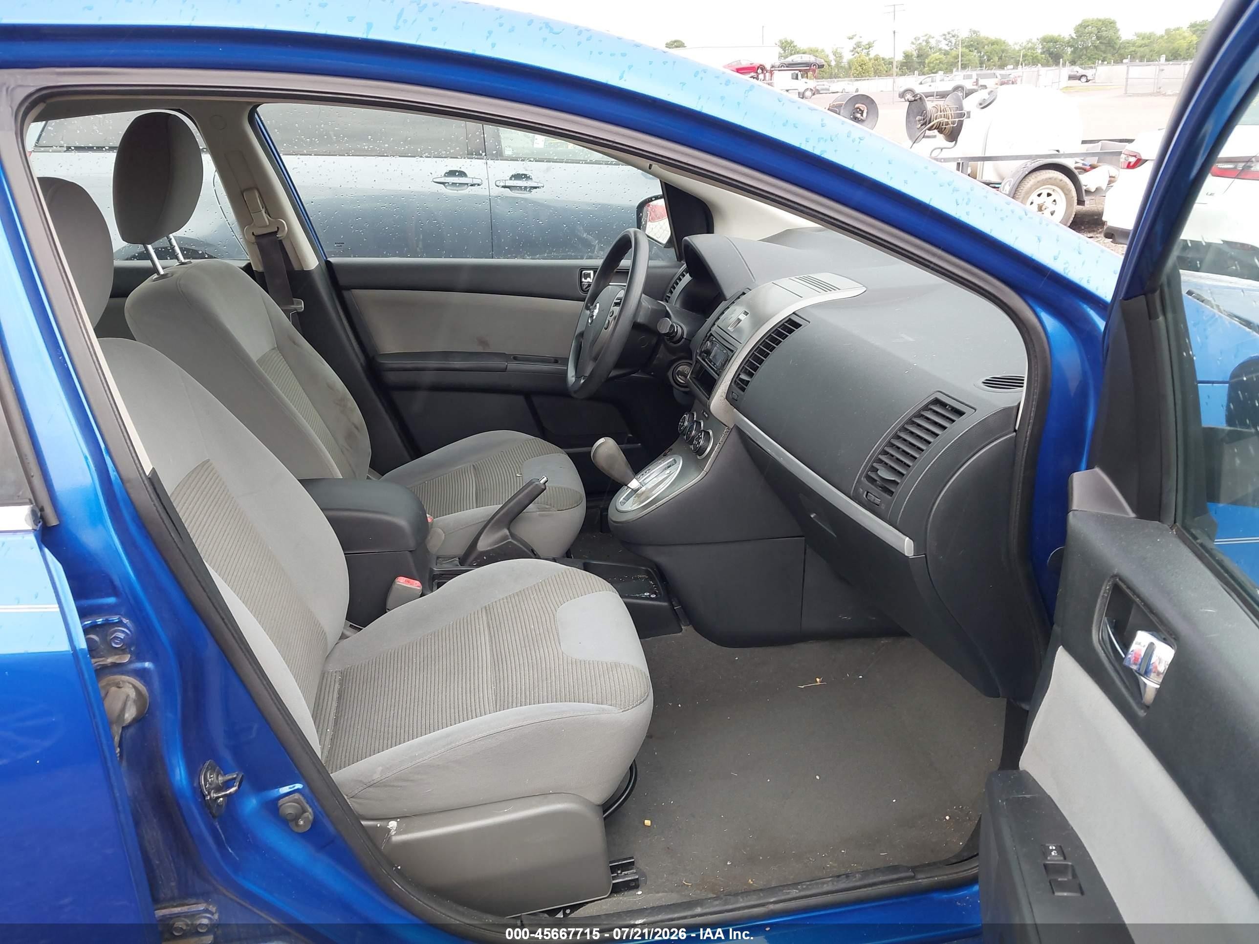 2012 Nissan Sentra 2.0 Sr Blue vin: 3N1AB6AP9CL746678