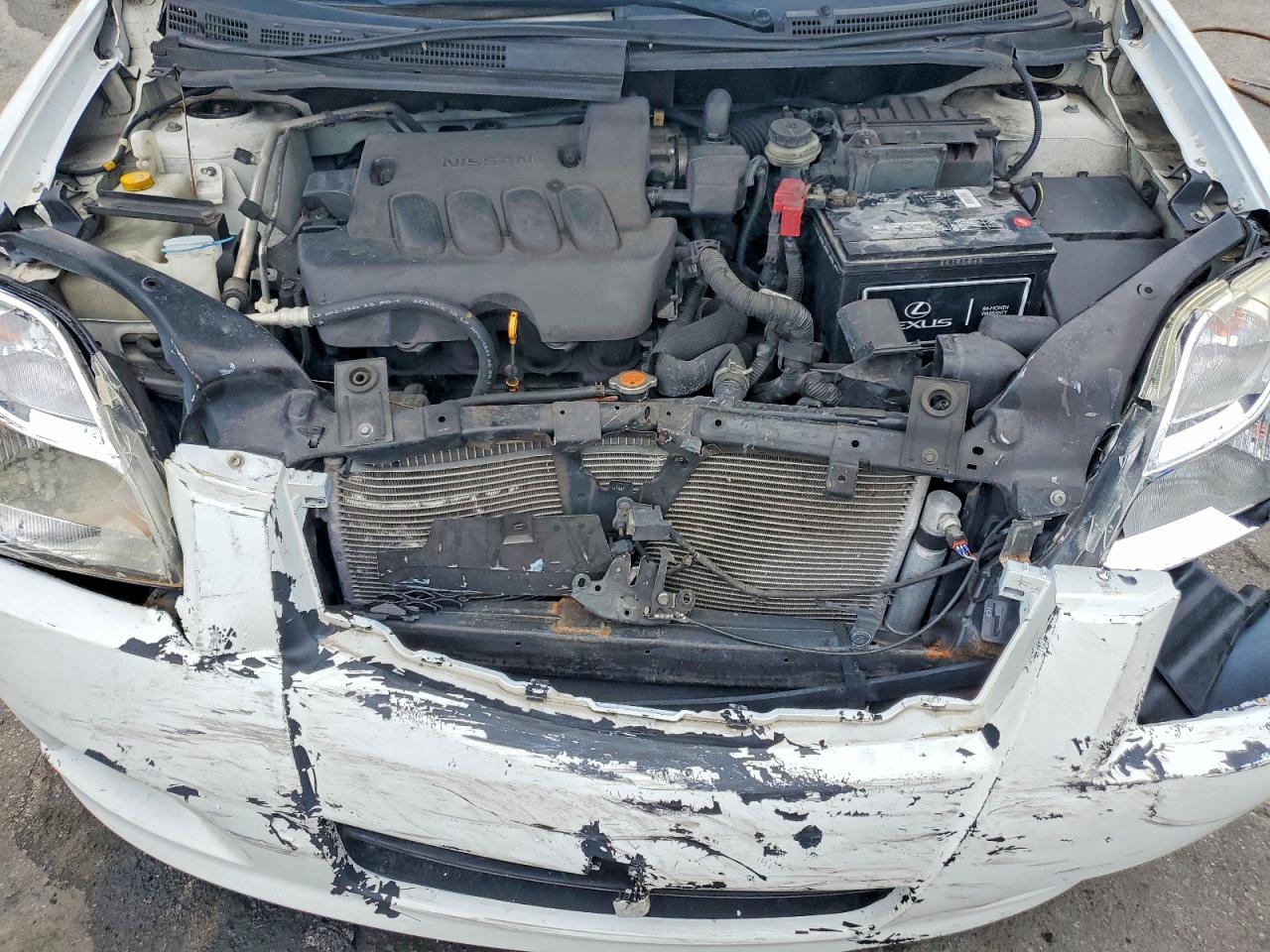 2012 Nissan Sentra 2.0 Белый vin: 3N1AB6AP9CL750536