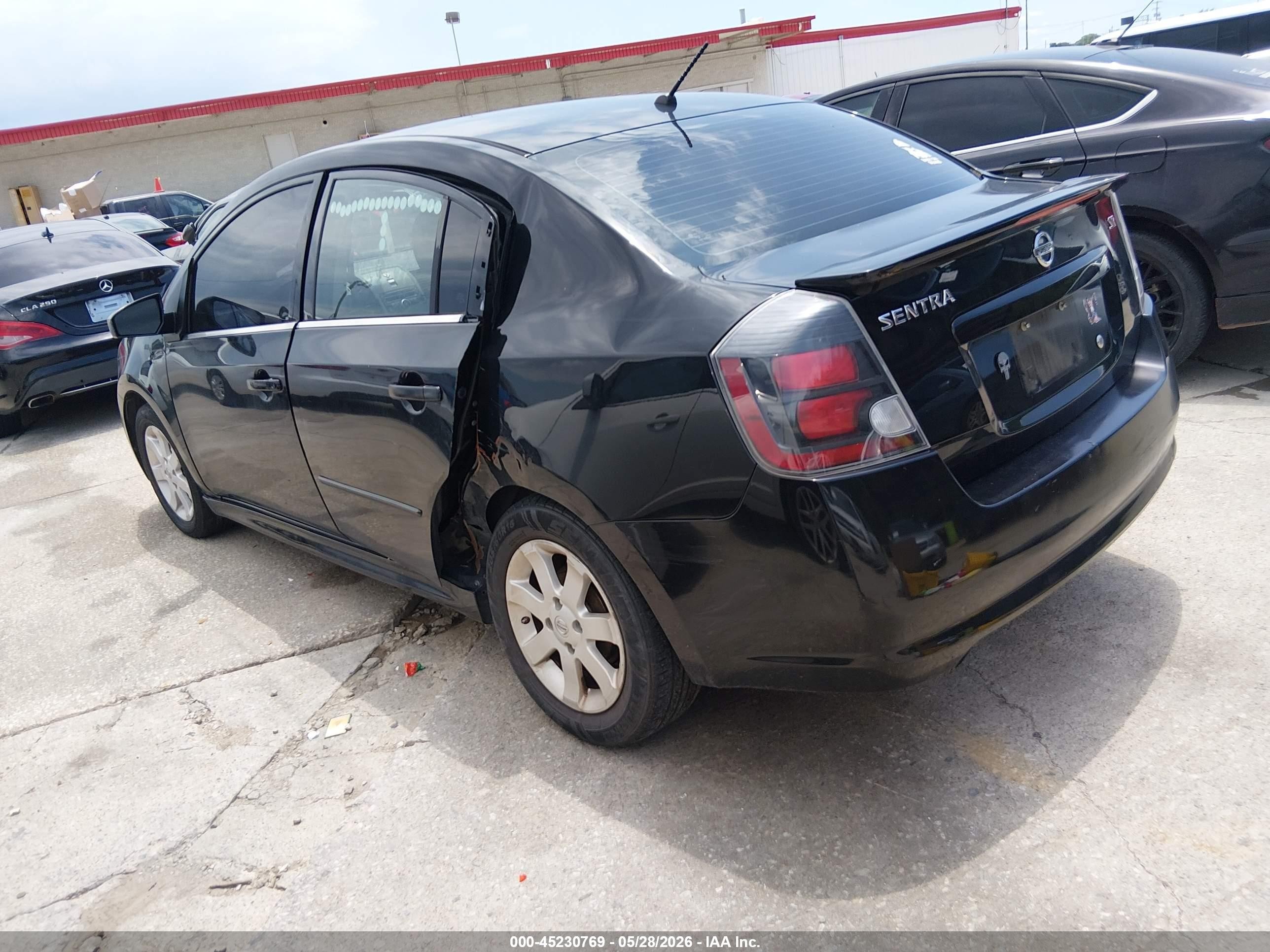 2012 Nissan Sentra 2.0 Sr Black vin: 3N1AB6AP9CL759883
