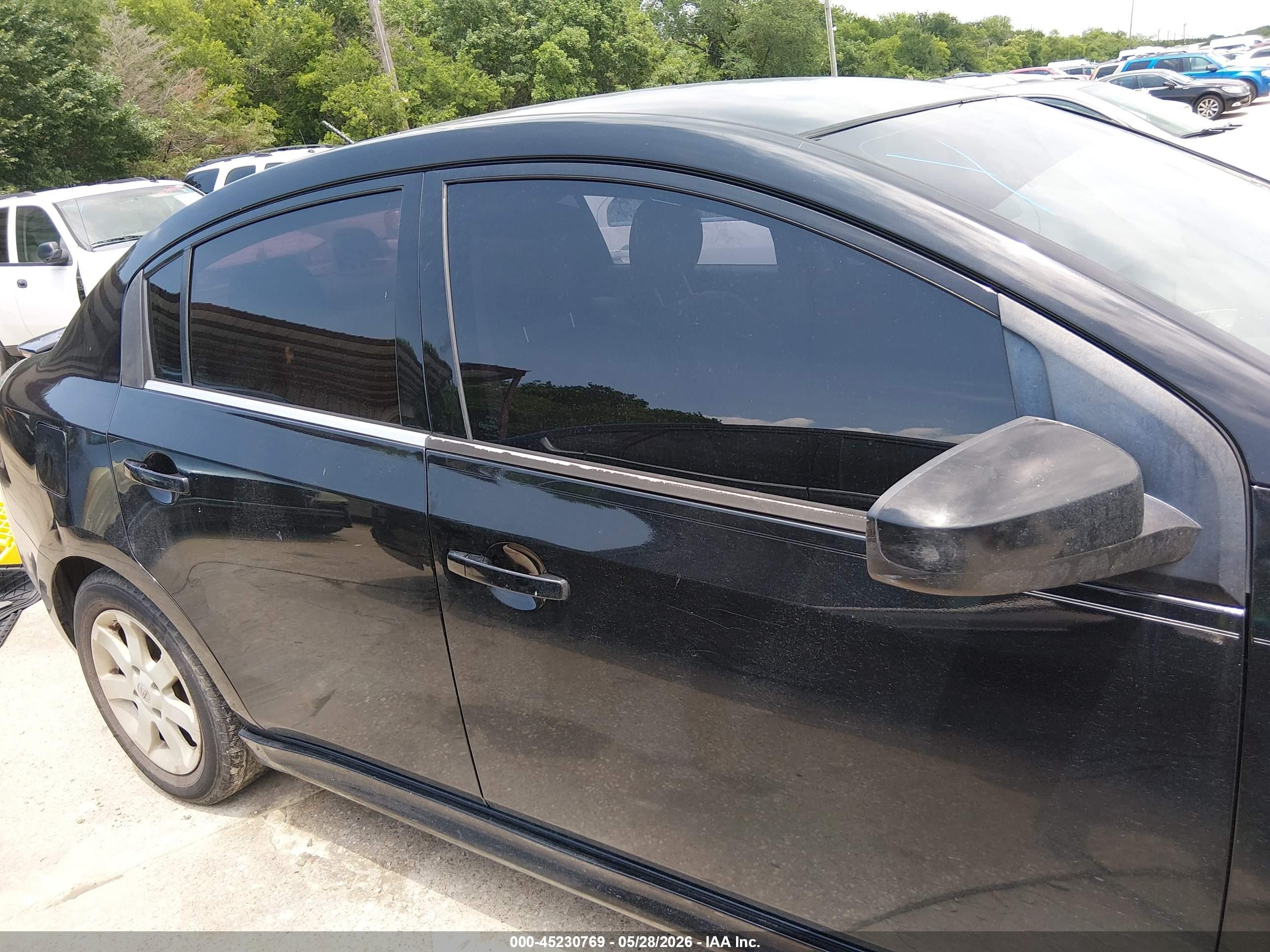 2012 Nissan Sentra 2.0 Sr Black vin: 3N1AB6AP9CL759883