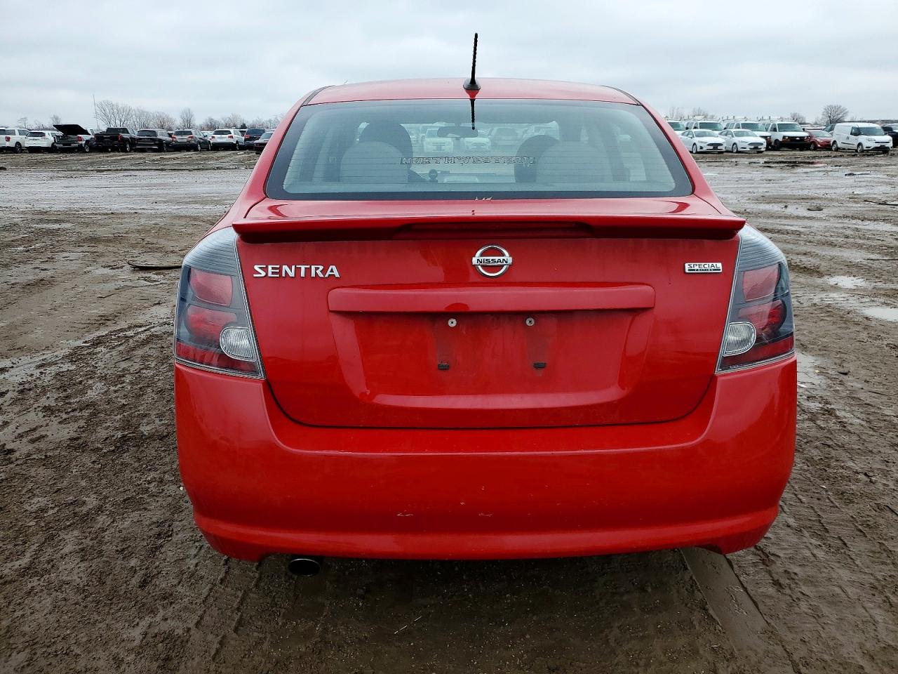 2012 Nissan Sentra Красный vin: 3N1AB6AP9CL768776