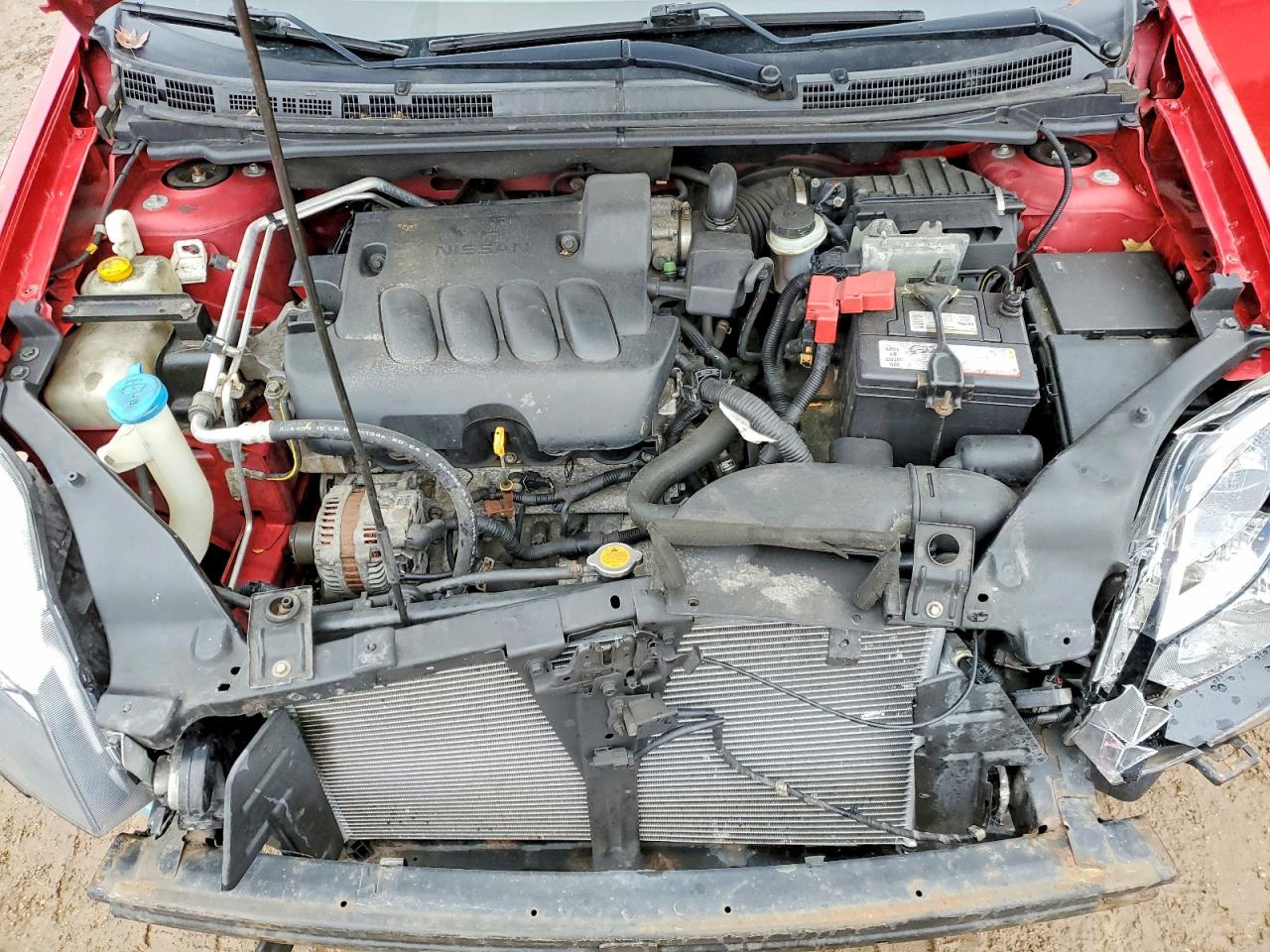 2012 Nissan Sentra Красный vin: 3N1AB6AP9CL768776