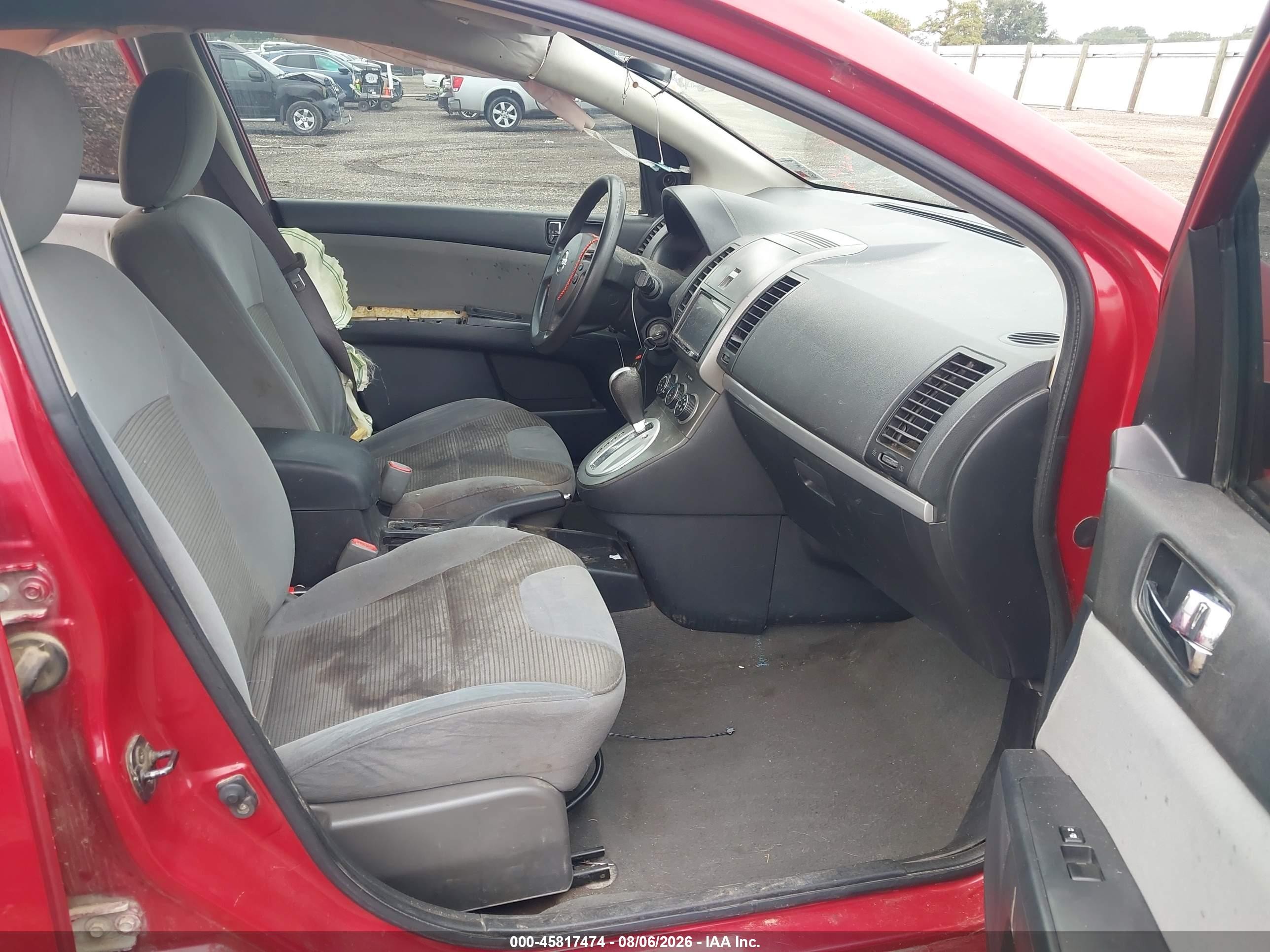 2012 Nissan Sentra 2.0 S Silver vin: 3N1AB6AP9CL771757