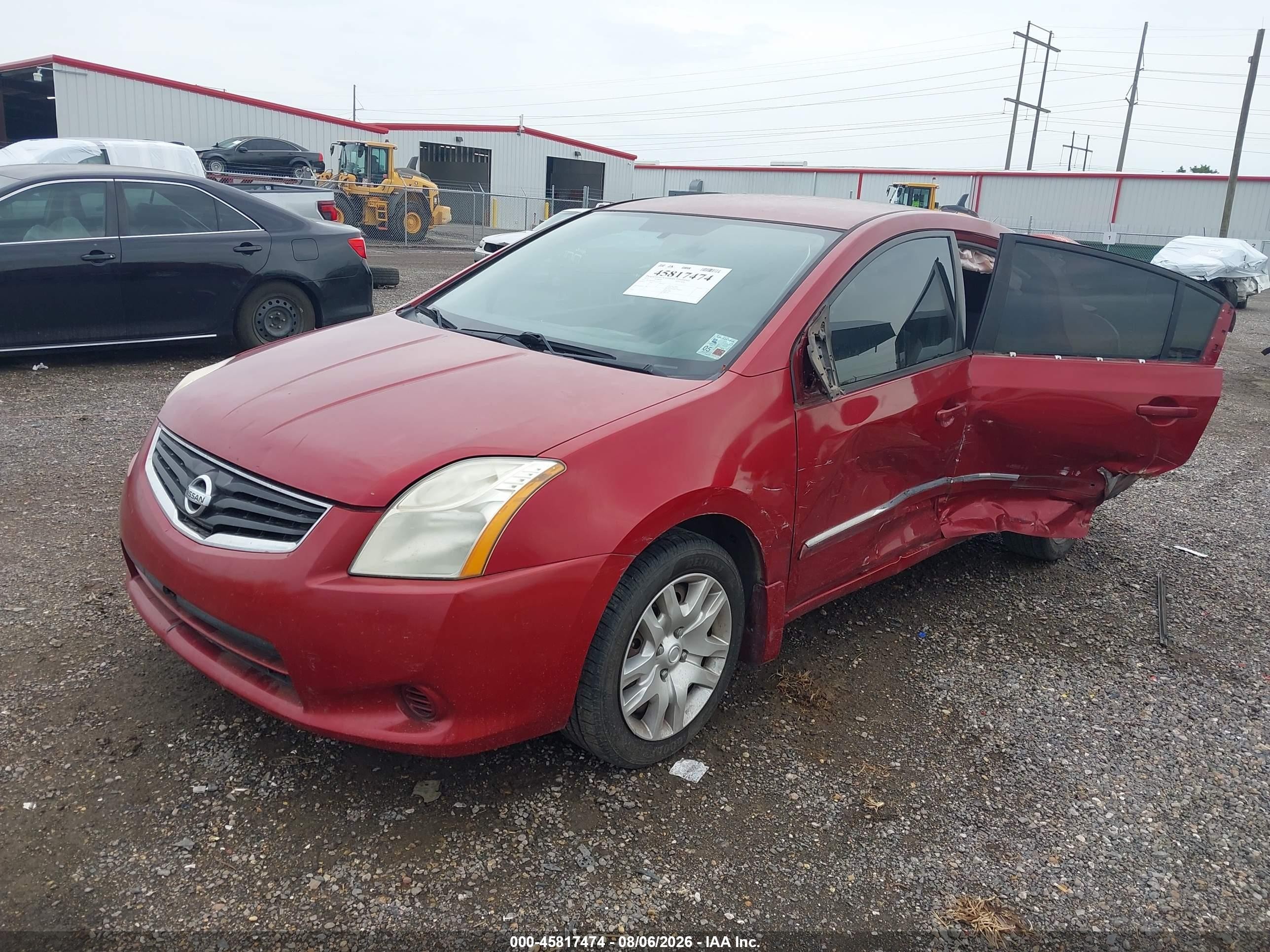 2012 Nissan Sentra 2.0 S Silver vin: 3N1AB6AP9CL771757