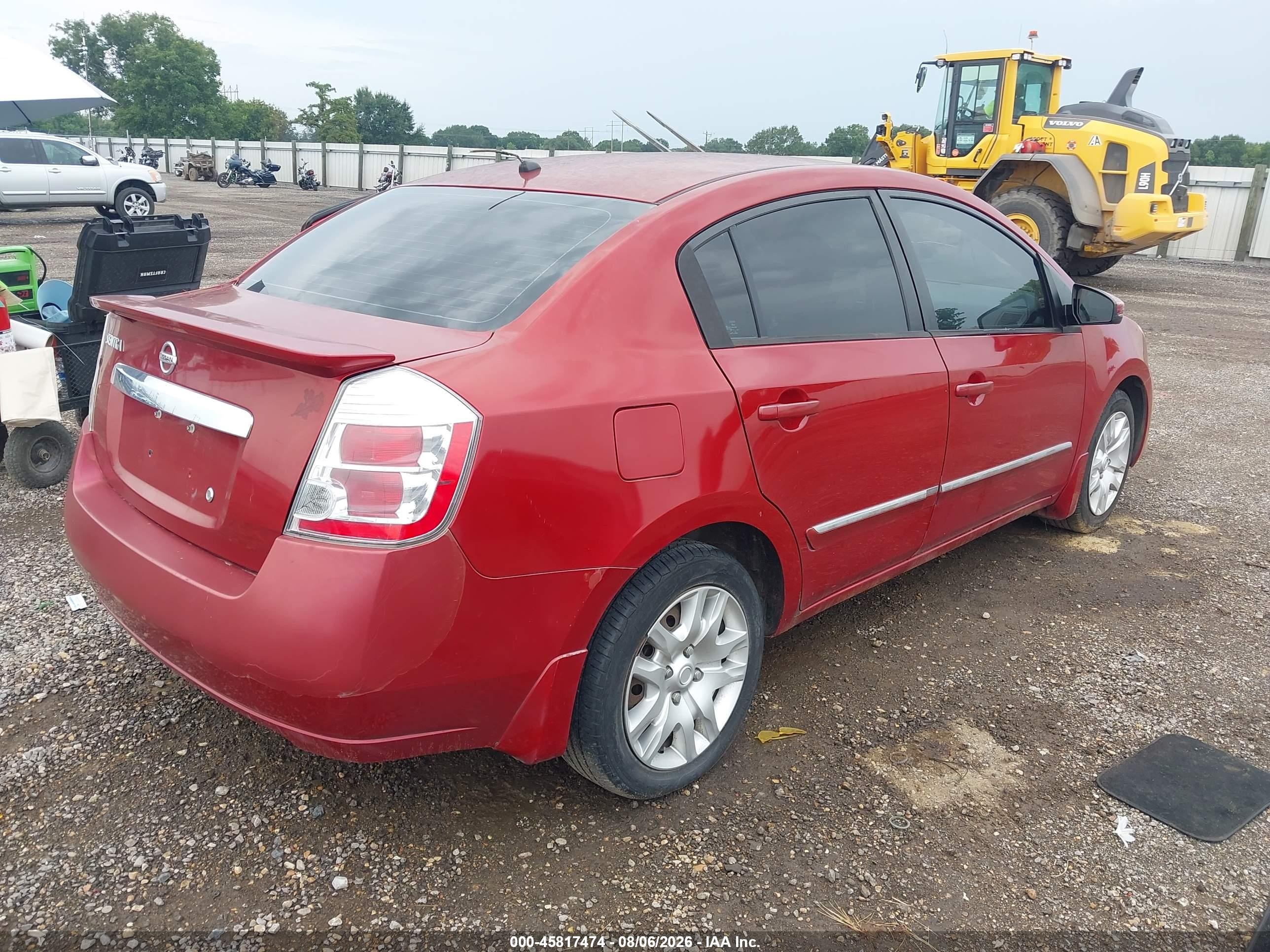 2012 Nissan Sentra 2.0 S Silver vin: 3N1AB6AP9CL771757