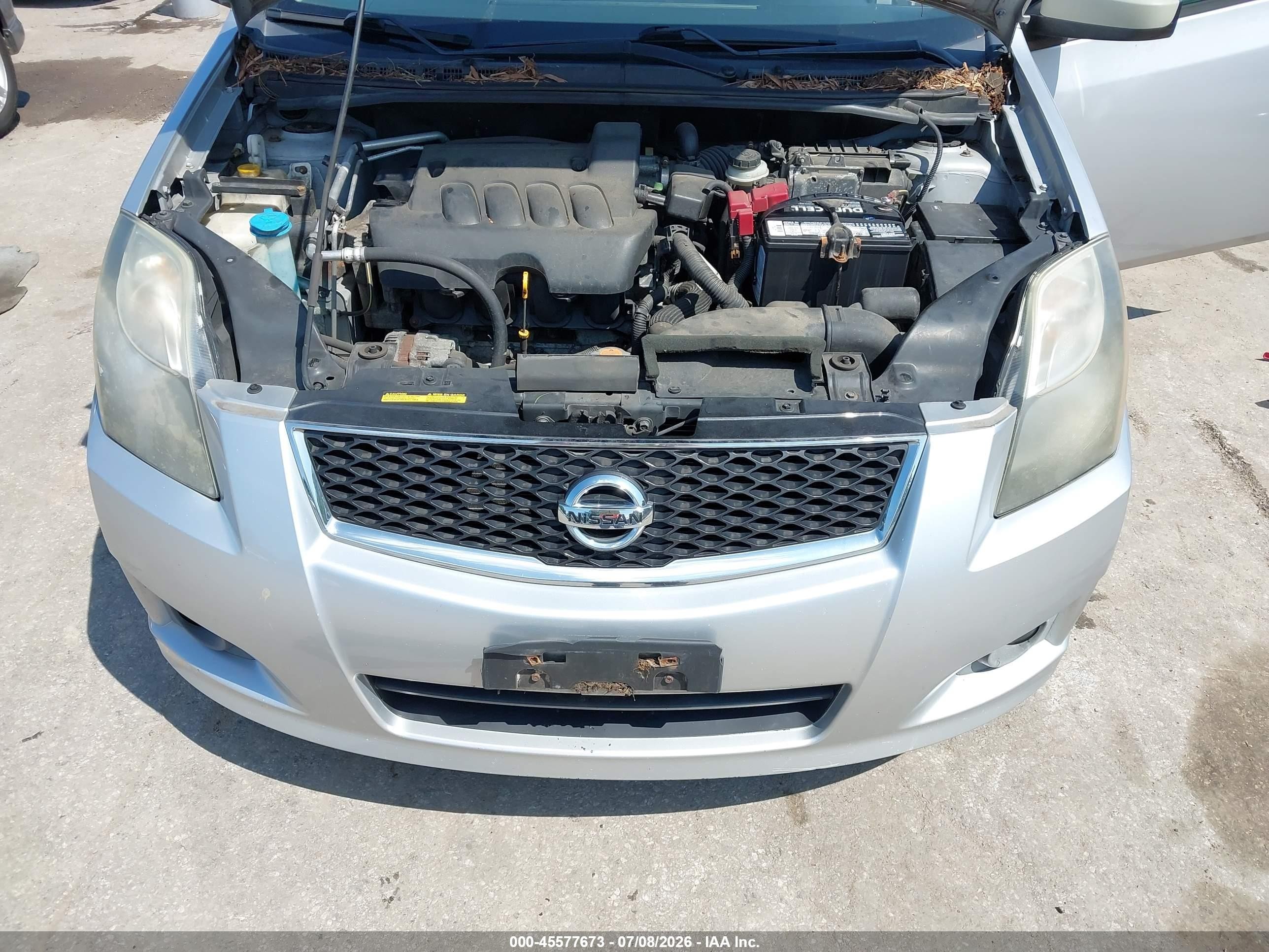2012 Nissan Sentra 2.0 Sr Серебряный vin: 3N1AB6AP9CL778675