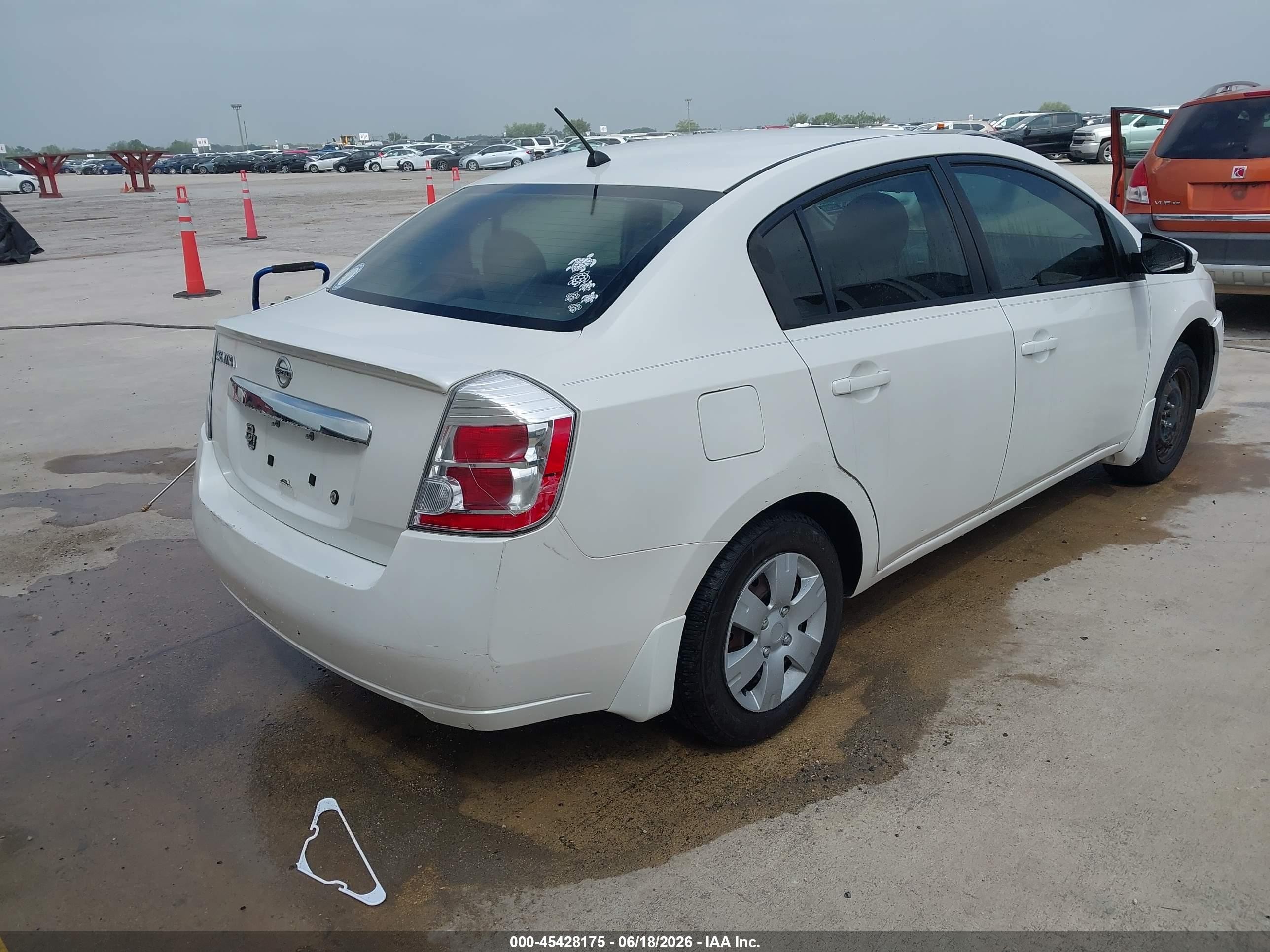 2010 Nissan Sentra 2.0 White vin: 3N1AB6APXAL663077