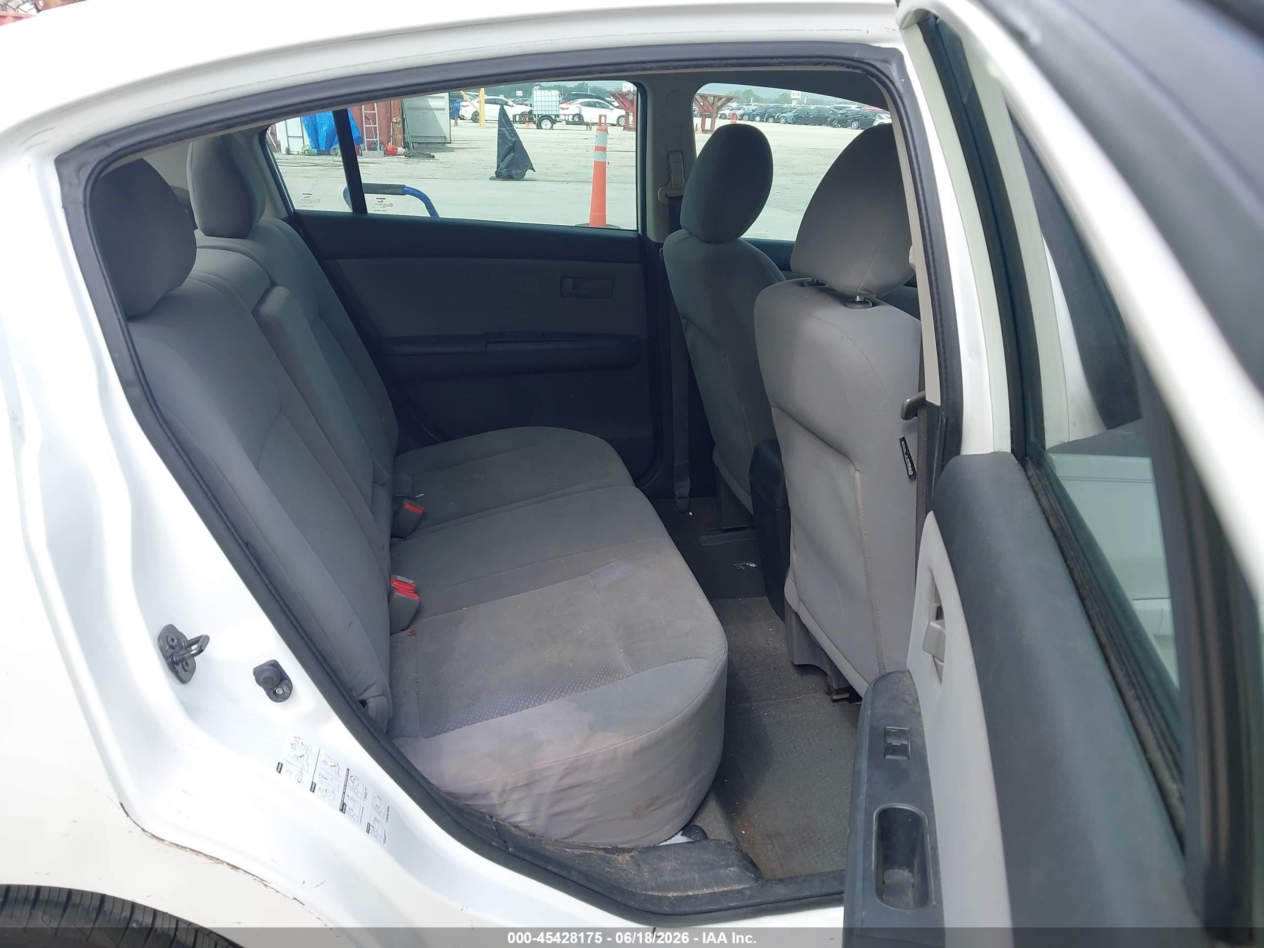 2010 Nissan Sentra 2.0 White vin: 3N1AB6APXAL663077