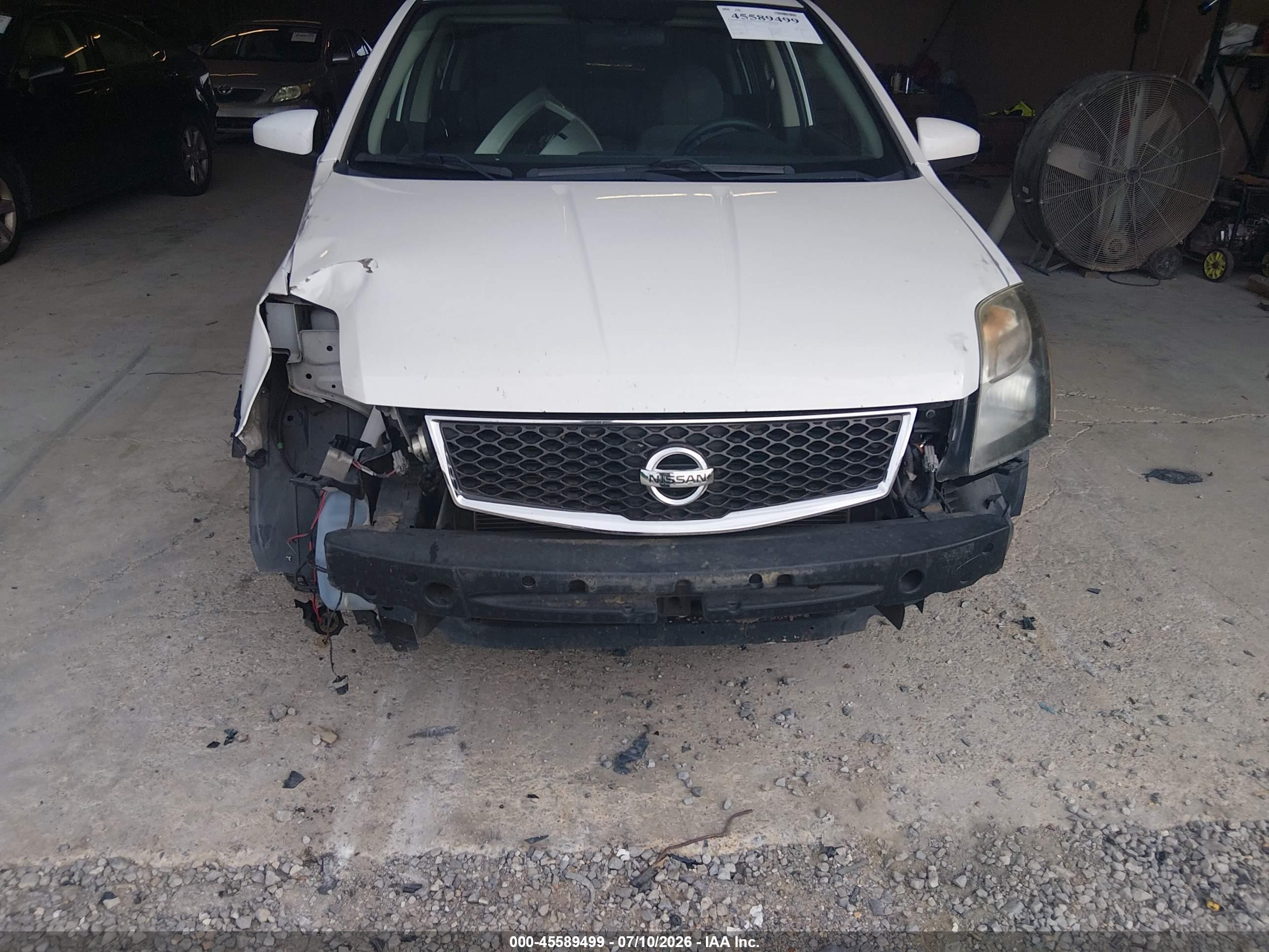 2010 Nissan Sentra 2.0sr White vin: 3N1AB6APXAL697780