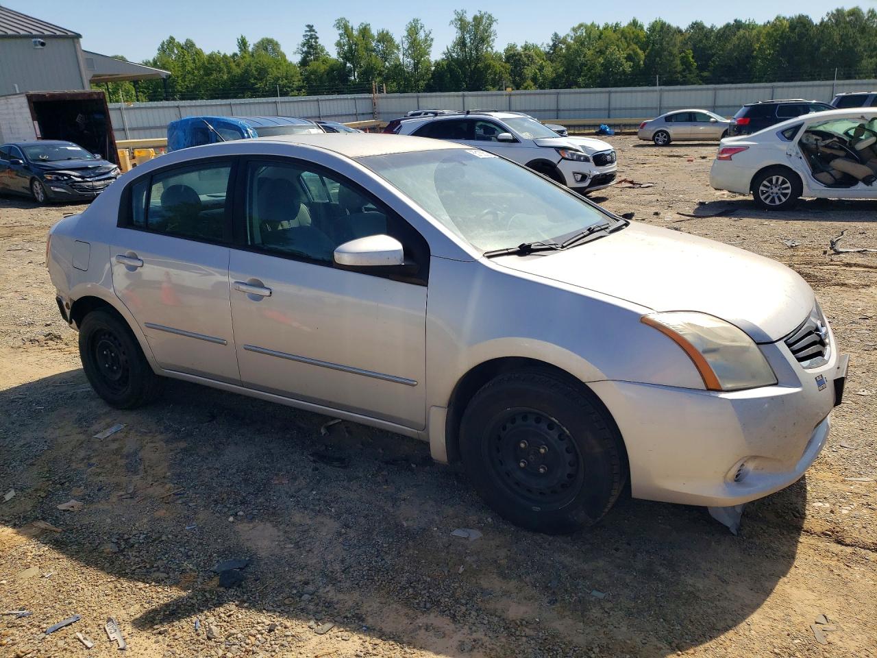 2010 Nissan Sentra 2.0 Silver vin: 3N1AB6APXAL711449